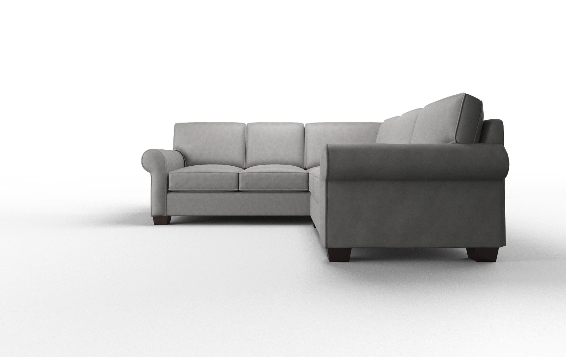 Isabel Dream_d Charcoal Sectional espresso legs 5