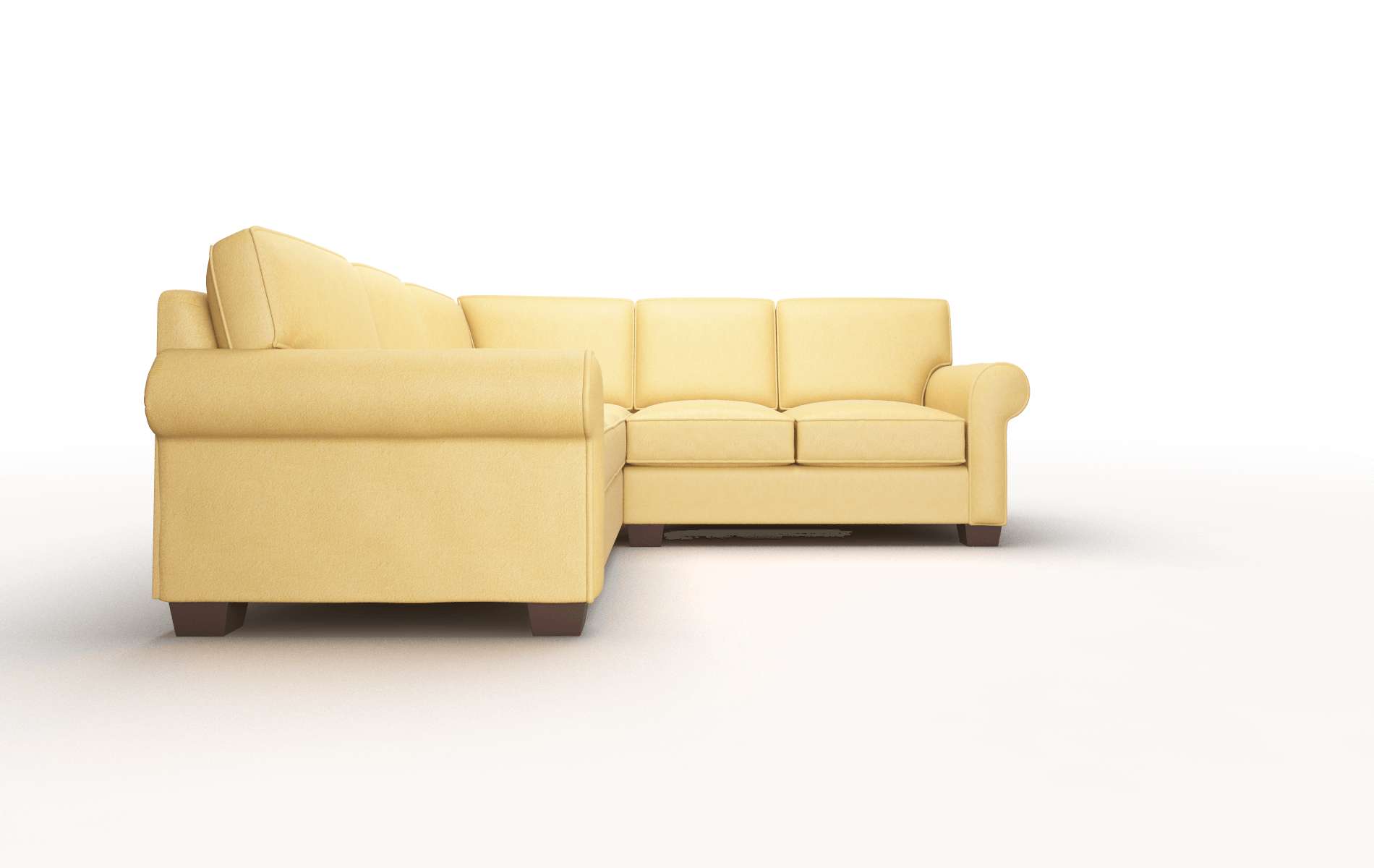 Isabel Dream_d Sunflower Sectional espresso legs 2