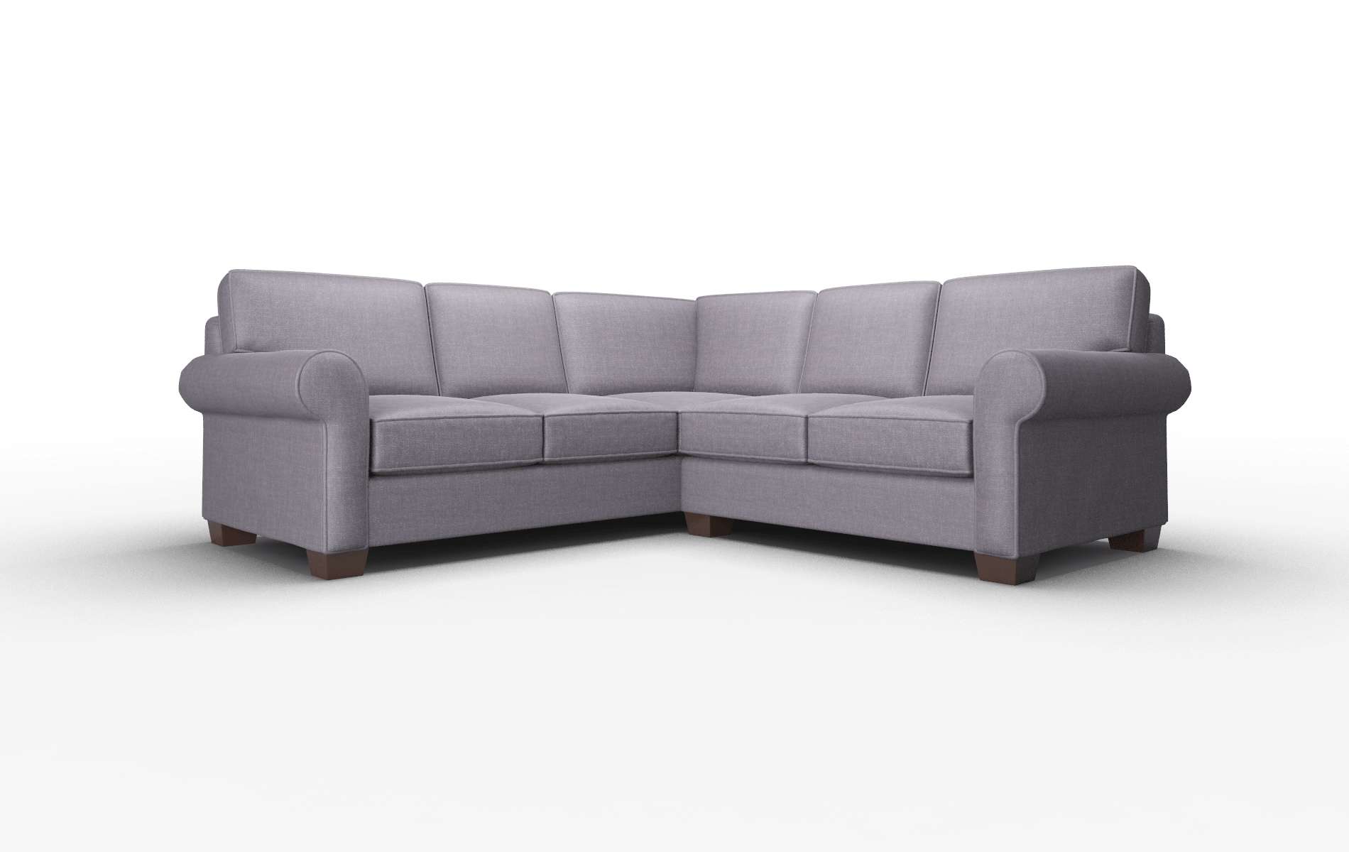 Isabel Durham Ink Sectional espresso legs 1