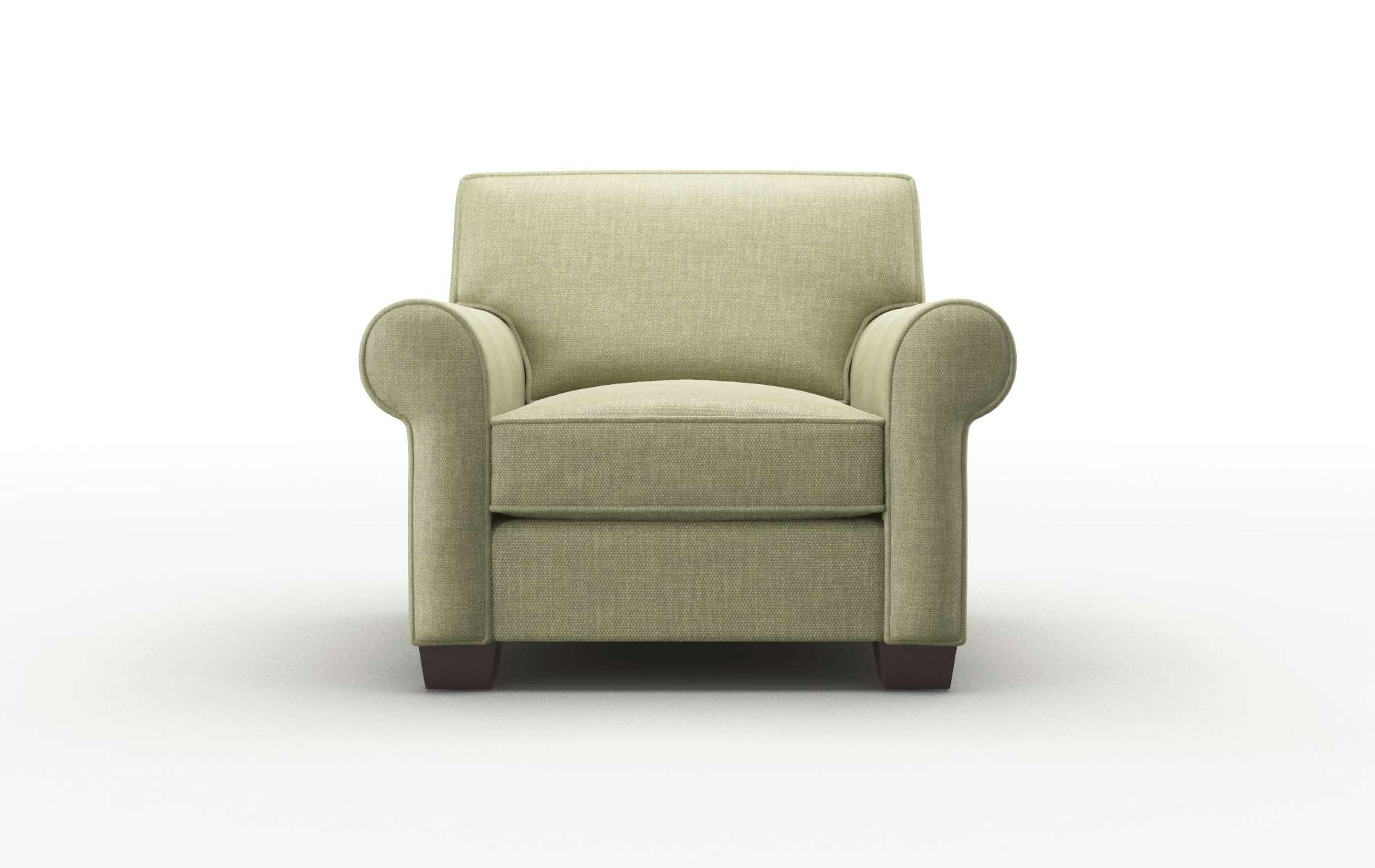 Isabel Durham Lime Chair espresso legs 1