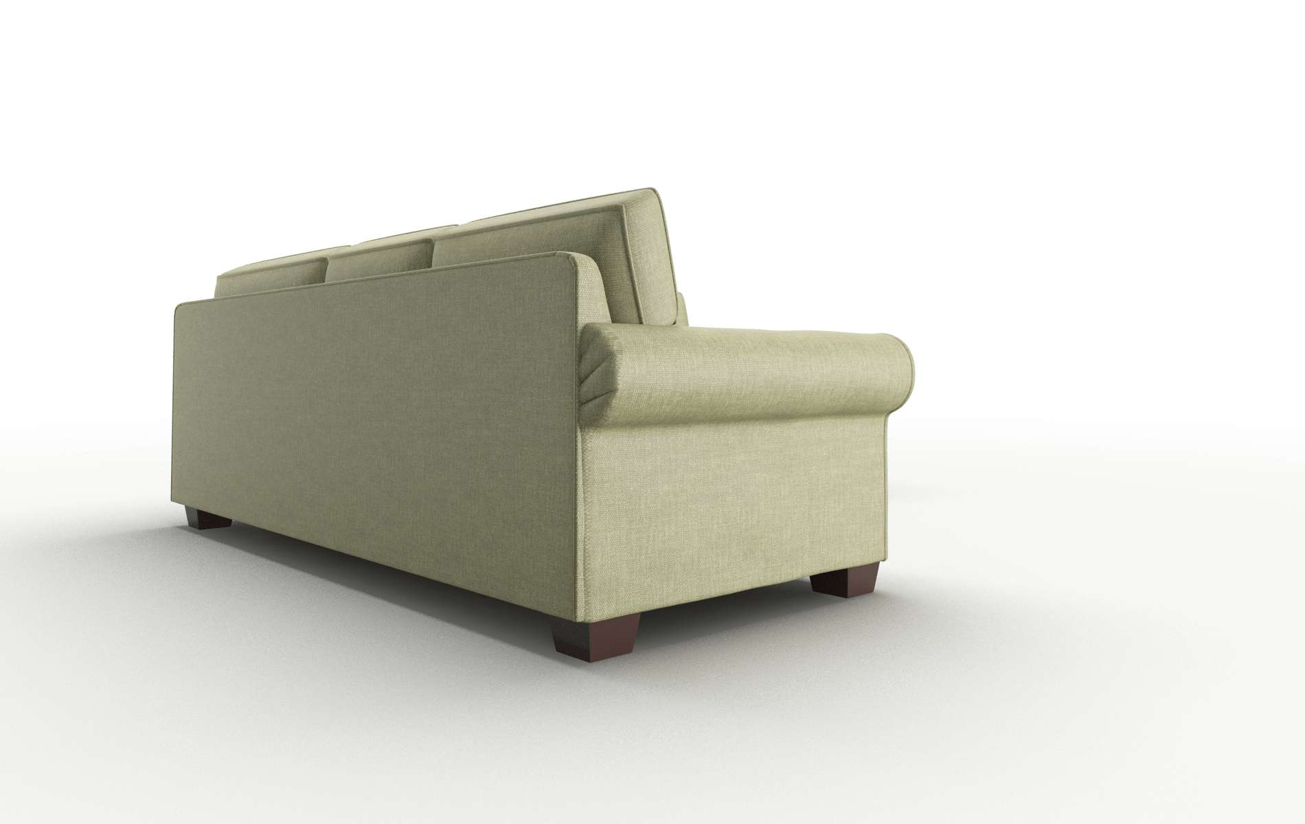 Isabel Durham Lime Sectional espresso legs 3