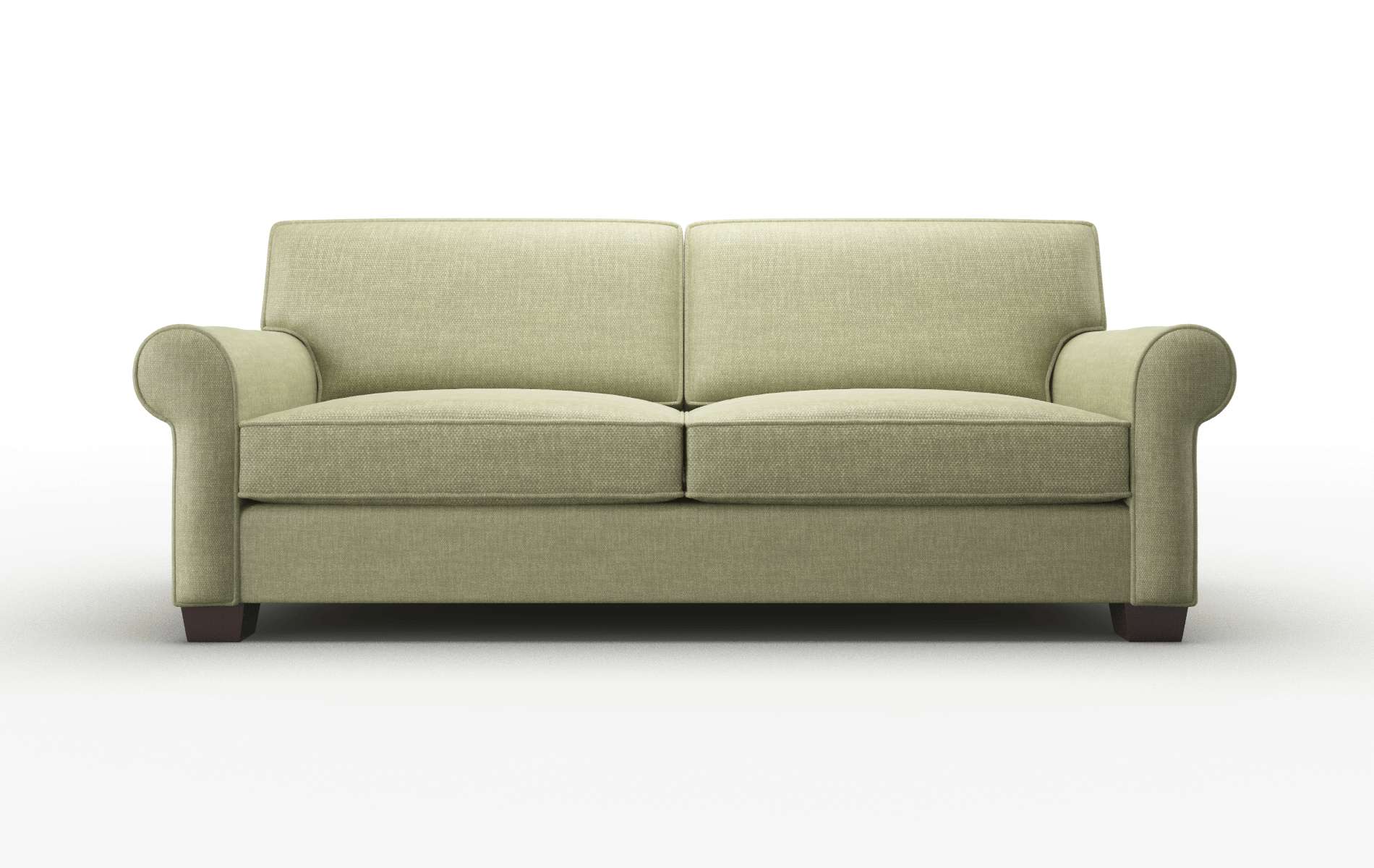 Isabel Durham Lime Sofa espresso legs 1