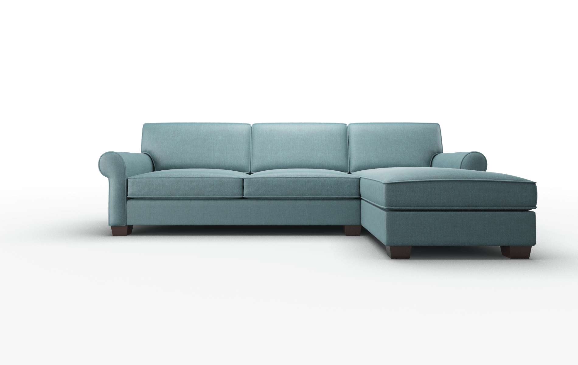 Isabel Elliot teal Panel Espresso Legs  1