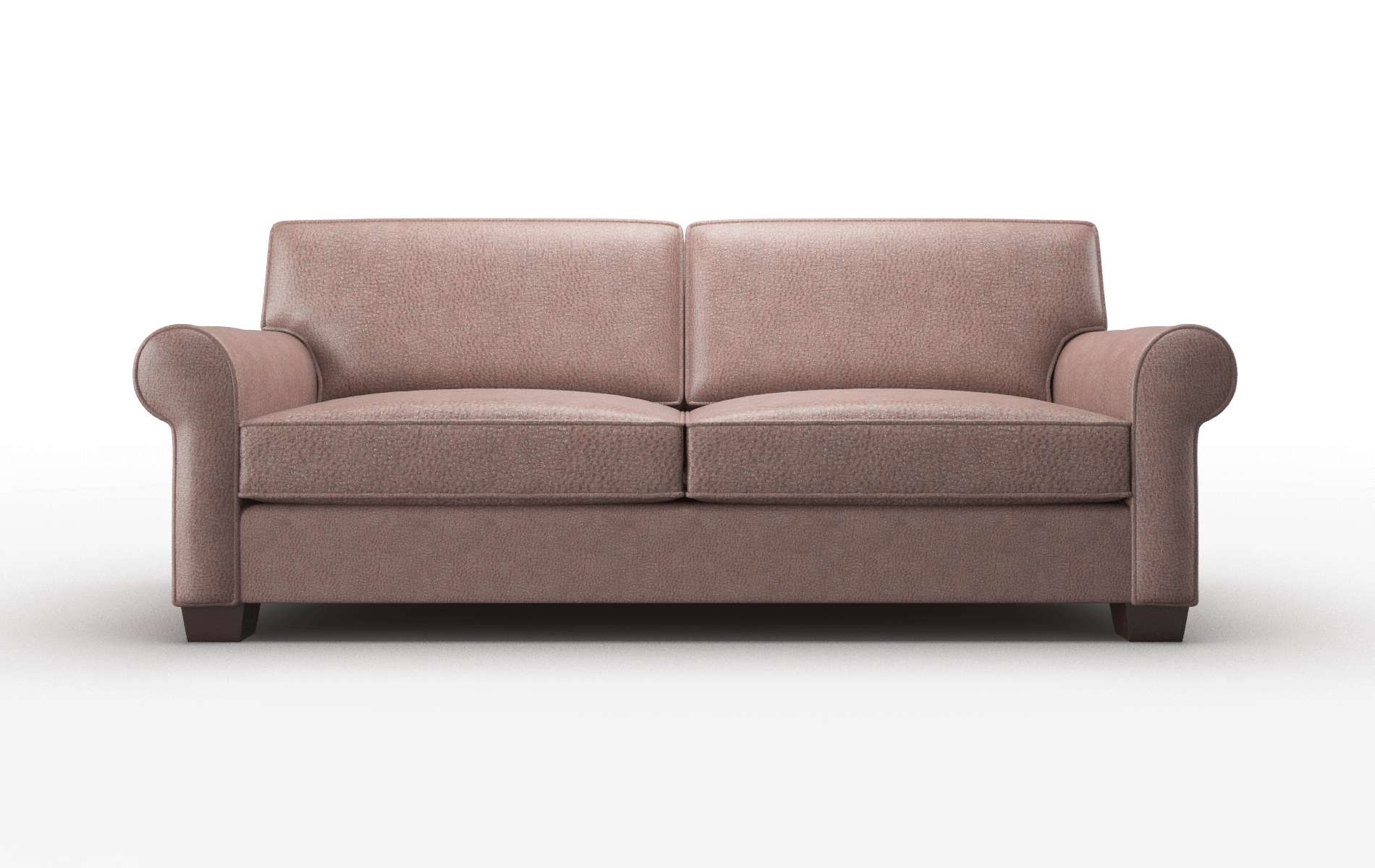 Isabel Ford Brown Sofa espresso legs 1