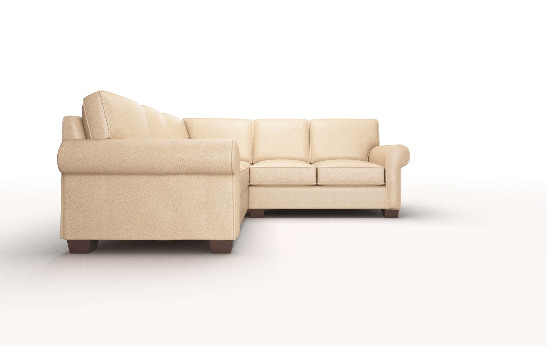 Isabel Ford Dune Sectional espresso legs 2