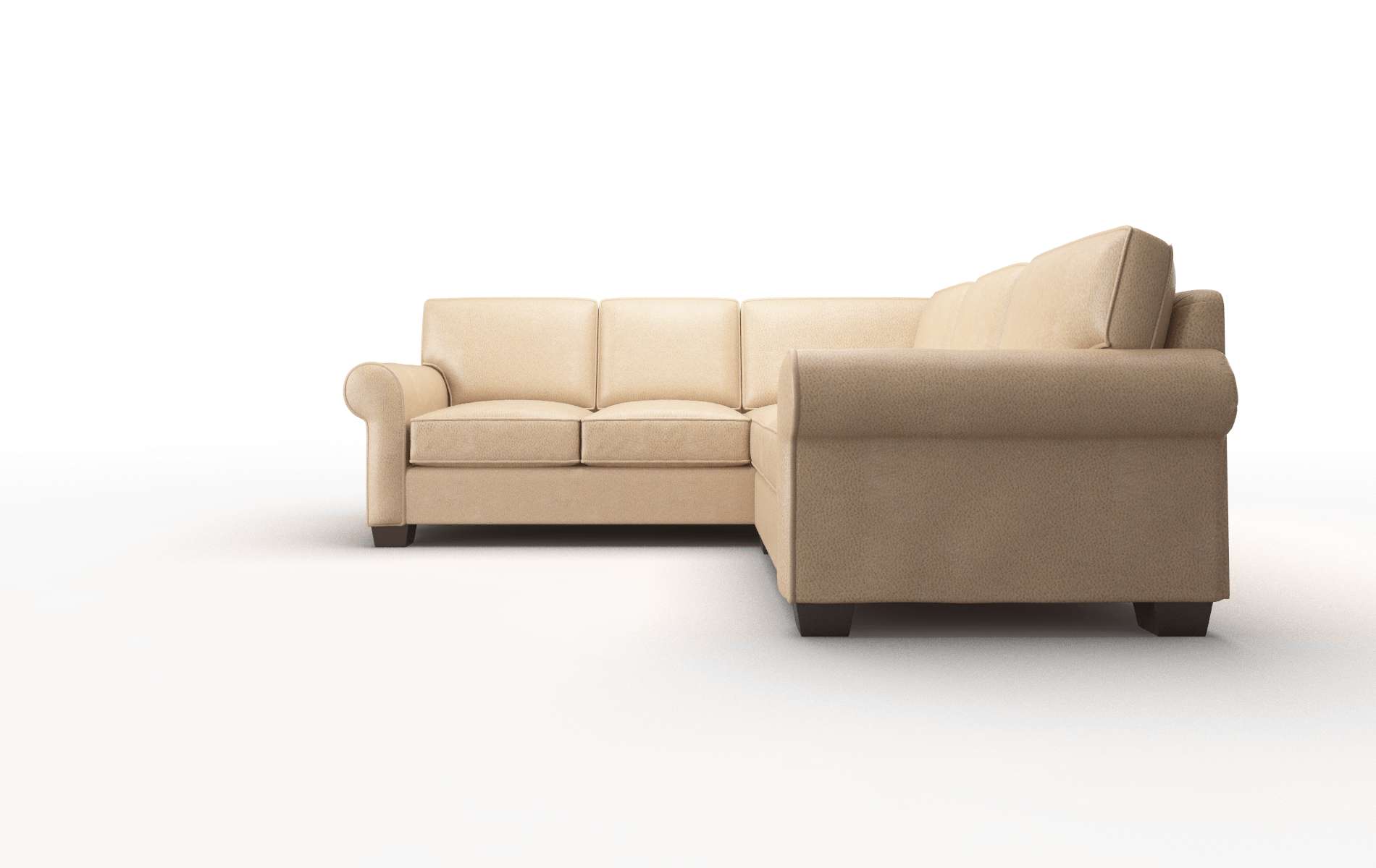 Isabel Ford Dune Sectional espresso legs 5