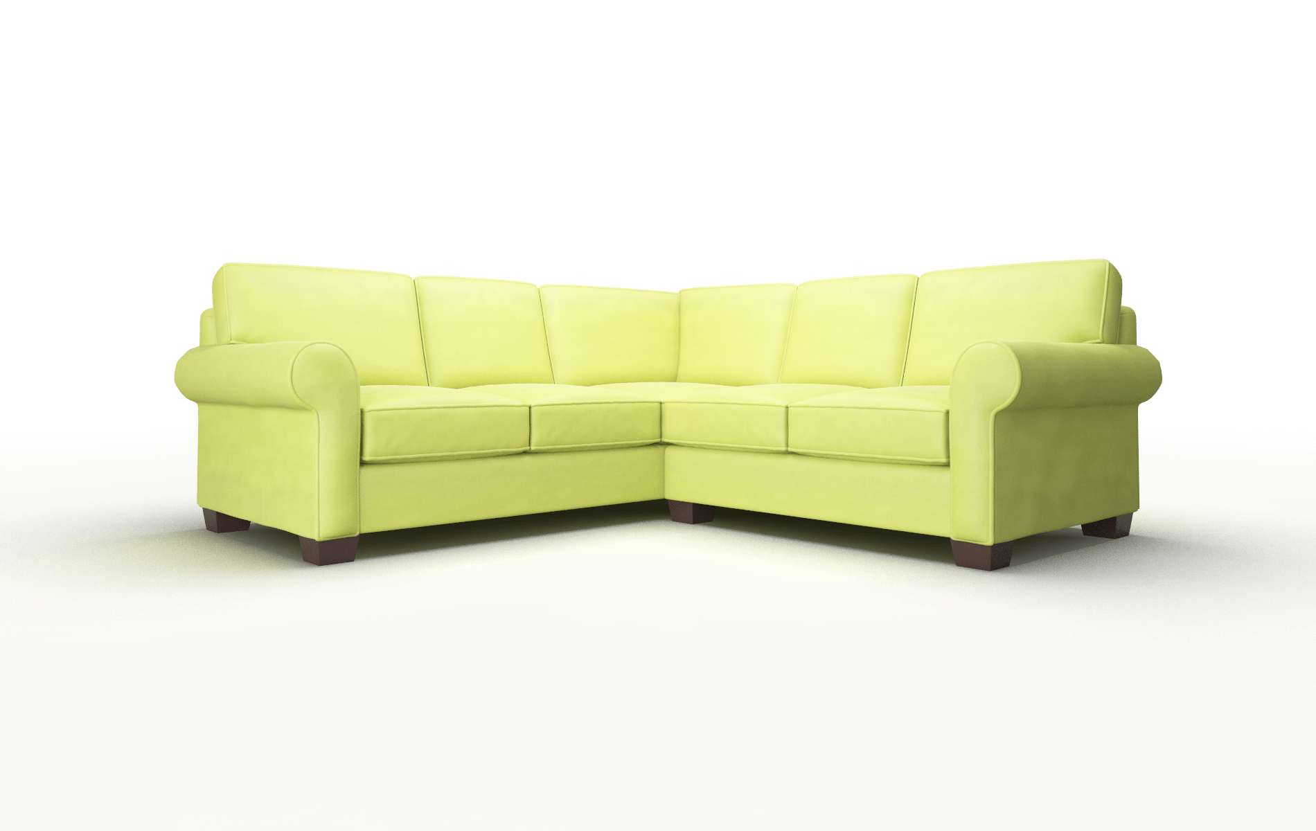 Isabel Hathaway Apple Sectional espresso legs 1