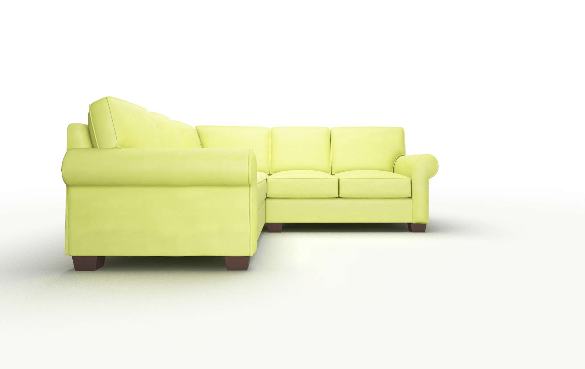 Isabel Hathaway Apple Sectional espresso legs 2