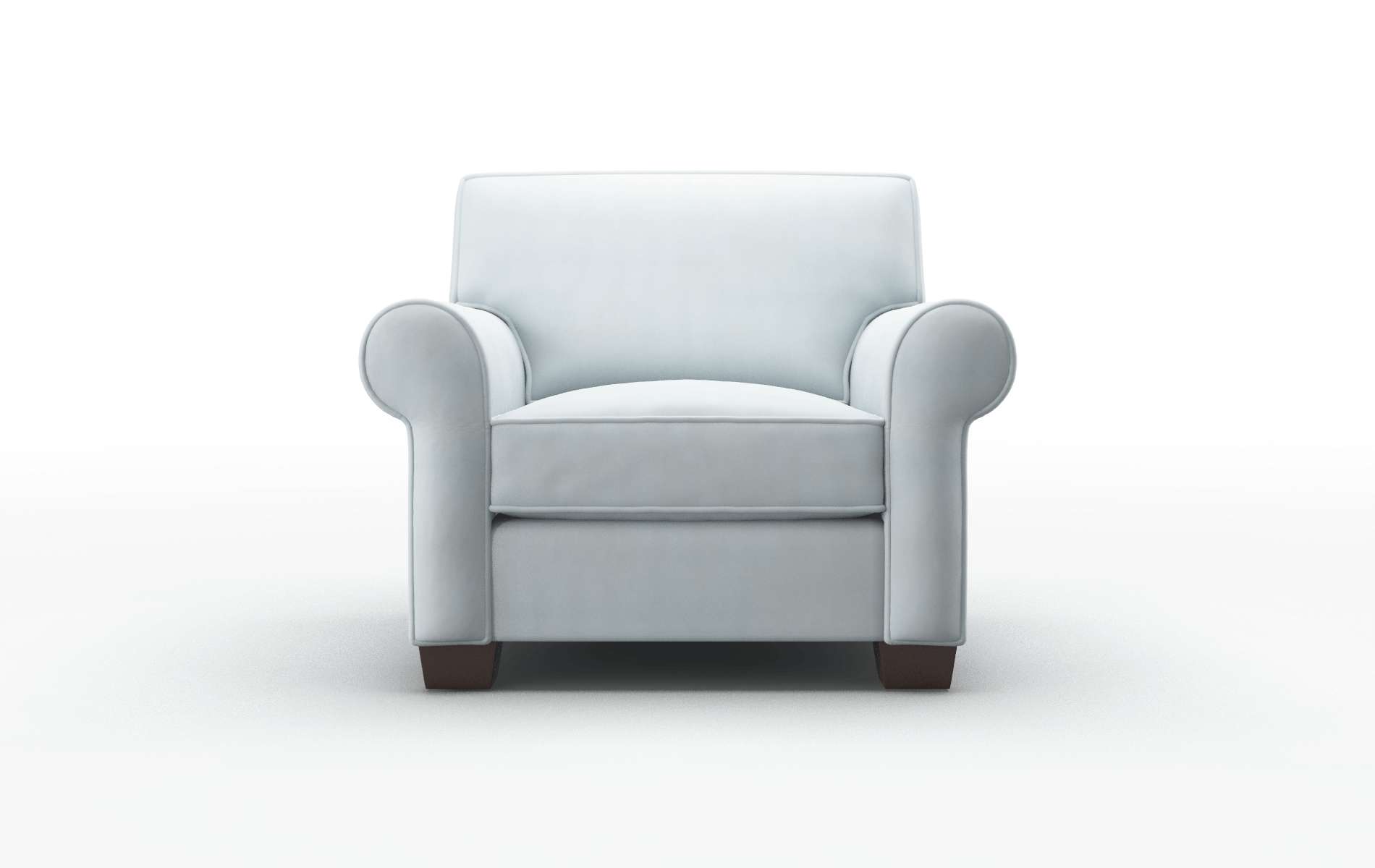 Isabel Hathaway Aqua Chair espresso legs 1