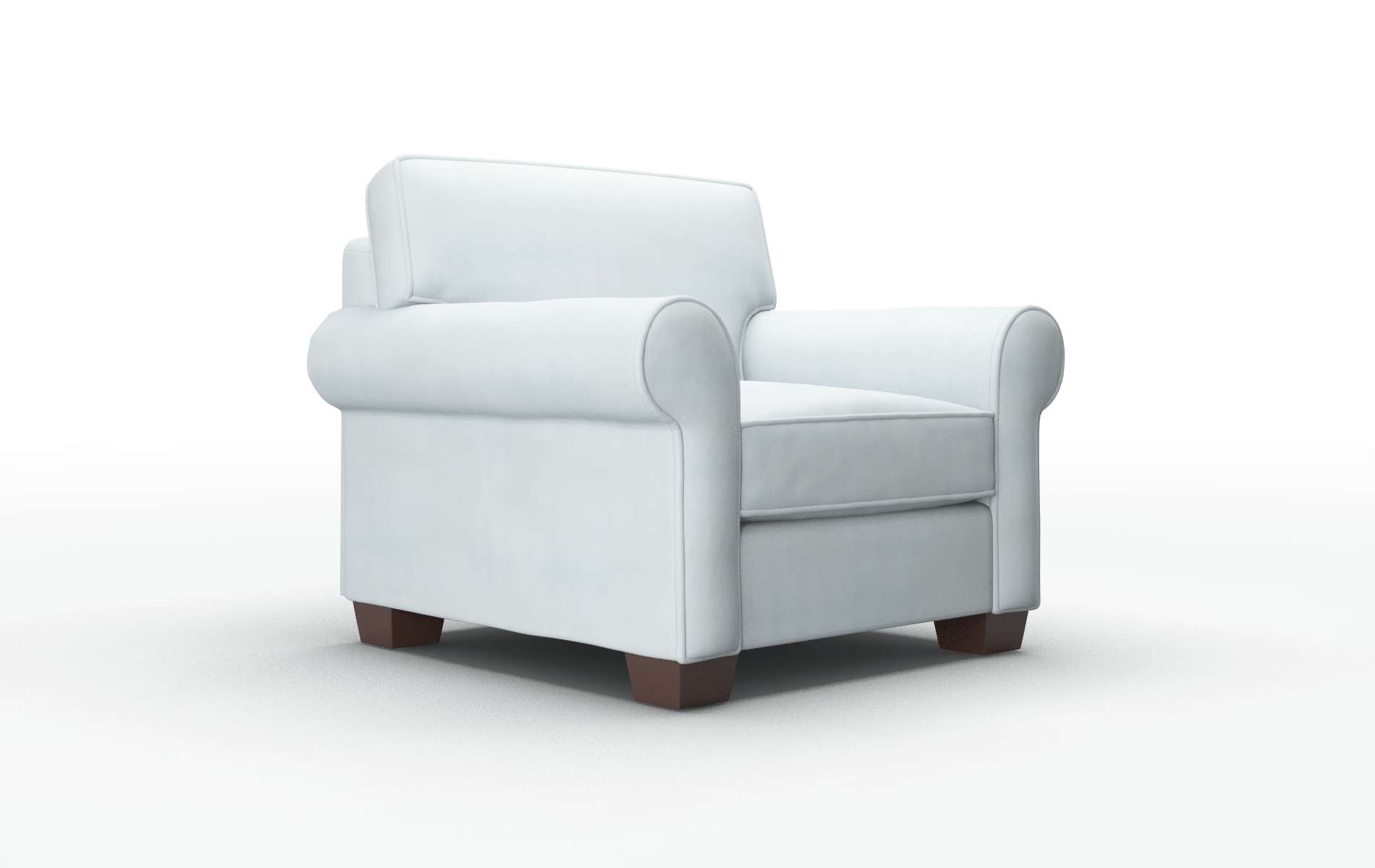 Isabel Hathaway Aqua Chair espresso legs 2