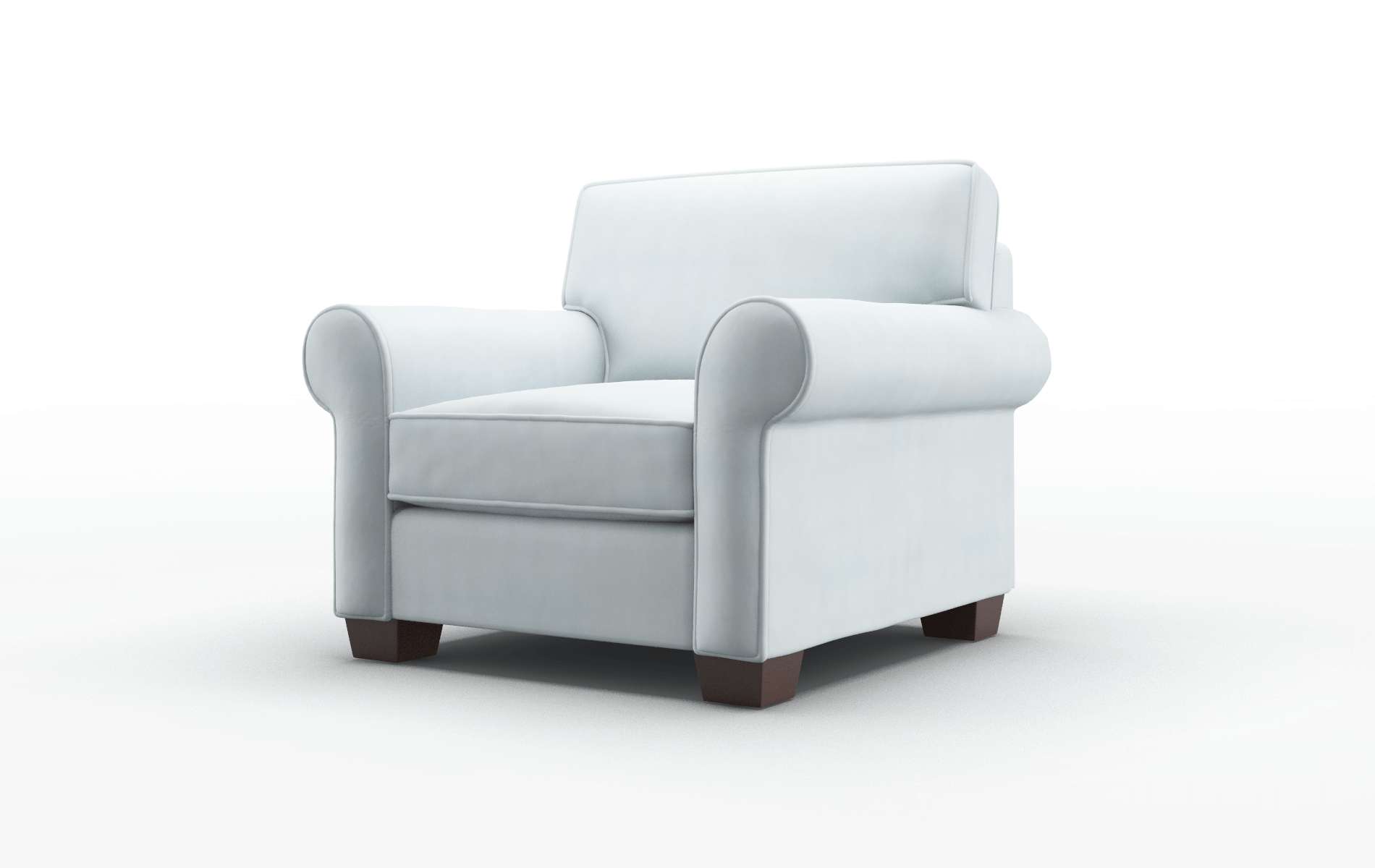 Isabel Hathaway Aqua Chair espresso legs 4