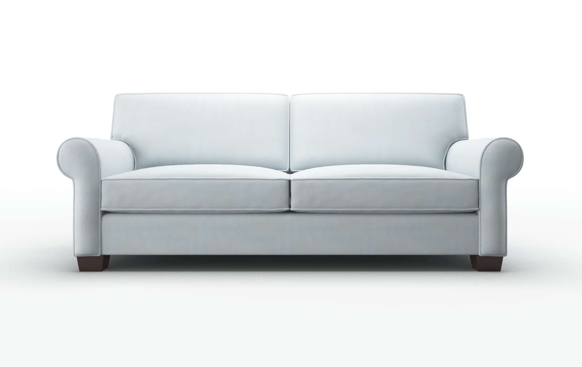 Isabel Hathaway aqua Sofa Espresso Legs  1