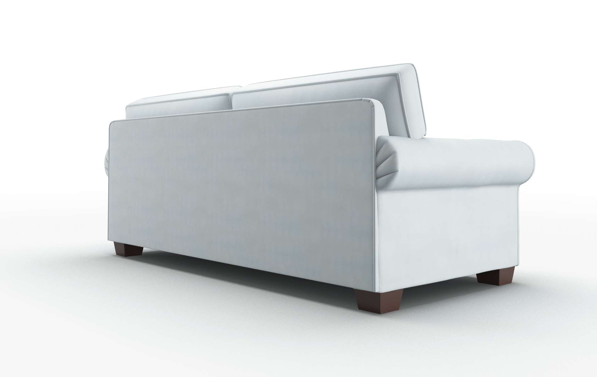Isabel Hathaway Aqua Sofa espresso legs 5