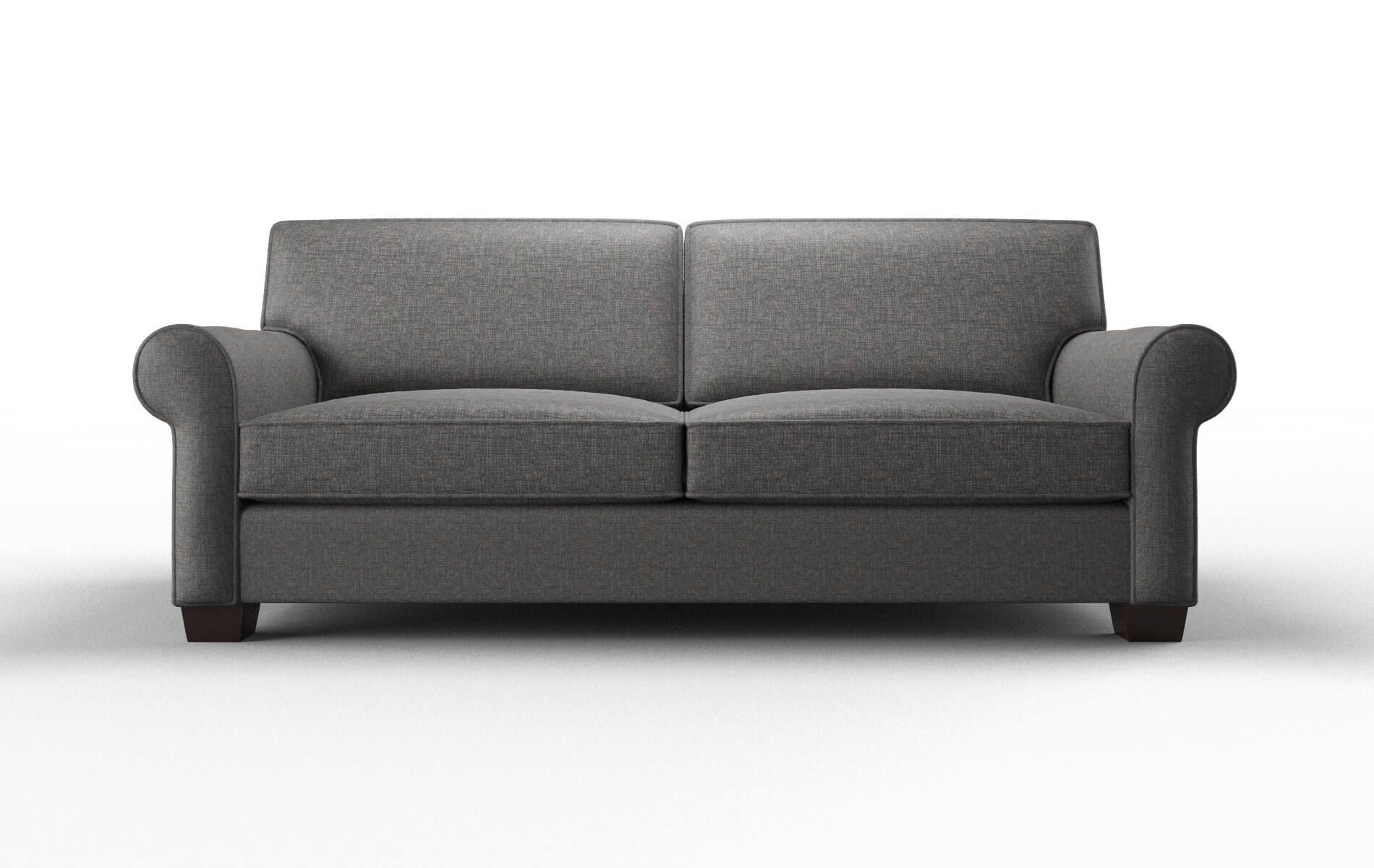 Isabel Insight Charcoal Sofa espresso legs 1