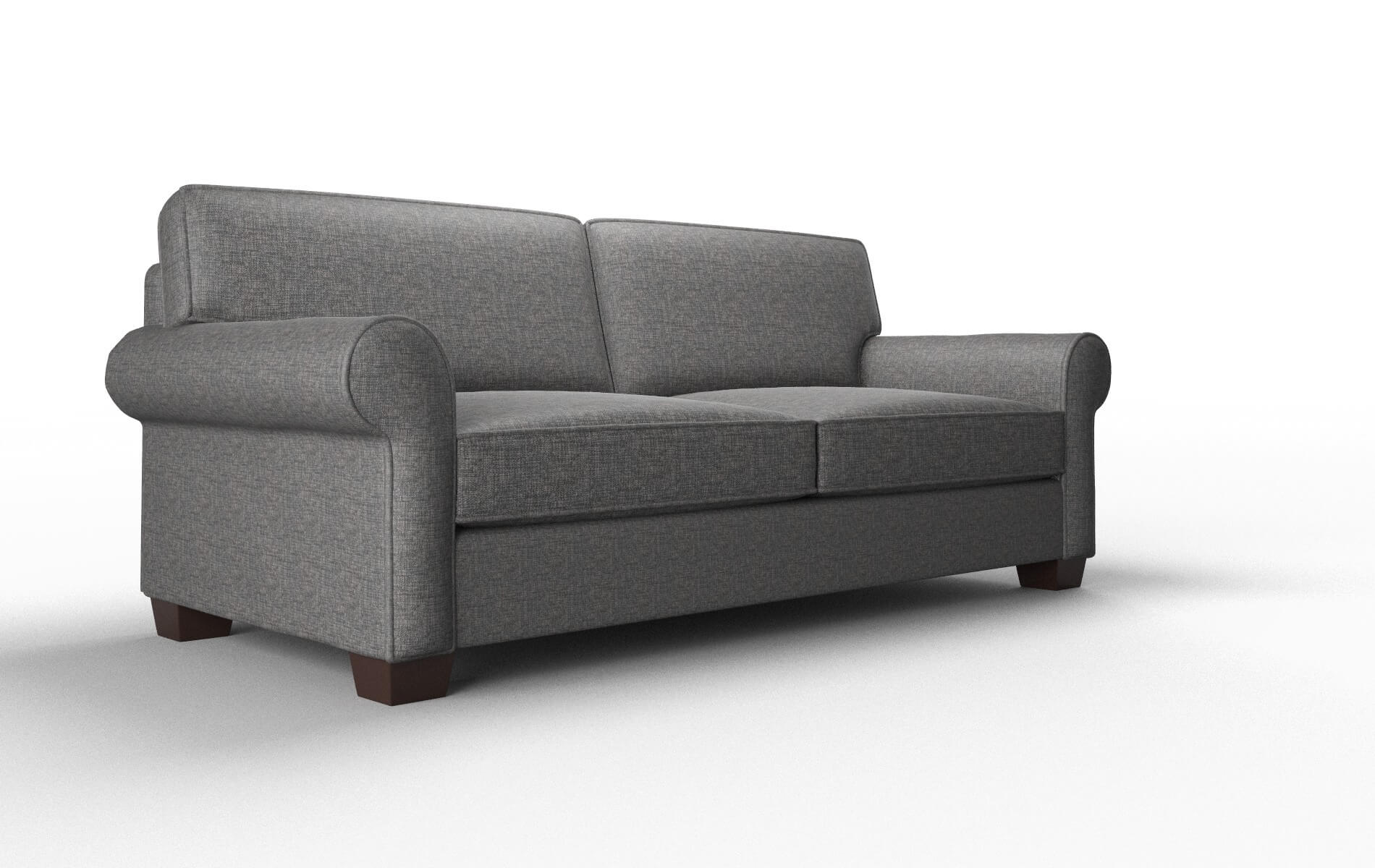 Isabel Insight Charcoal Sofa espresso legs 2
