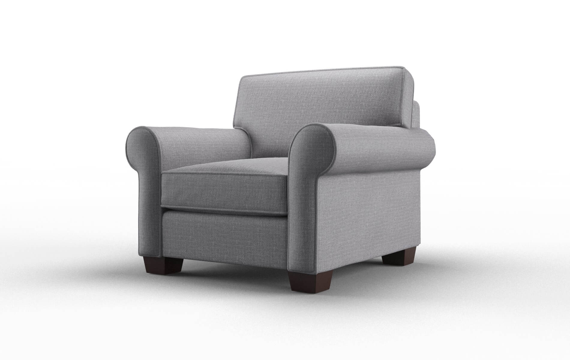 Isabel Insight Denim Chair espresso legs 4