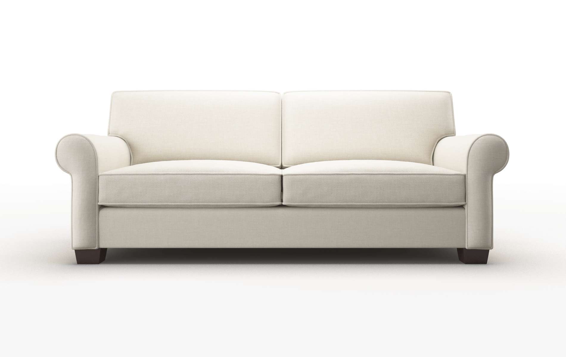 Isabel Keylargo Almond Sofa espresso legs 1