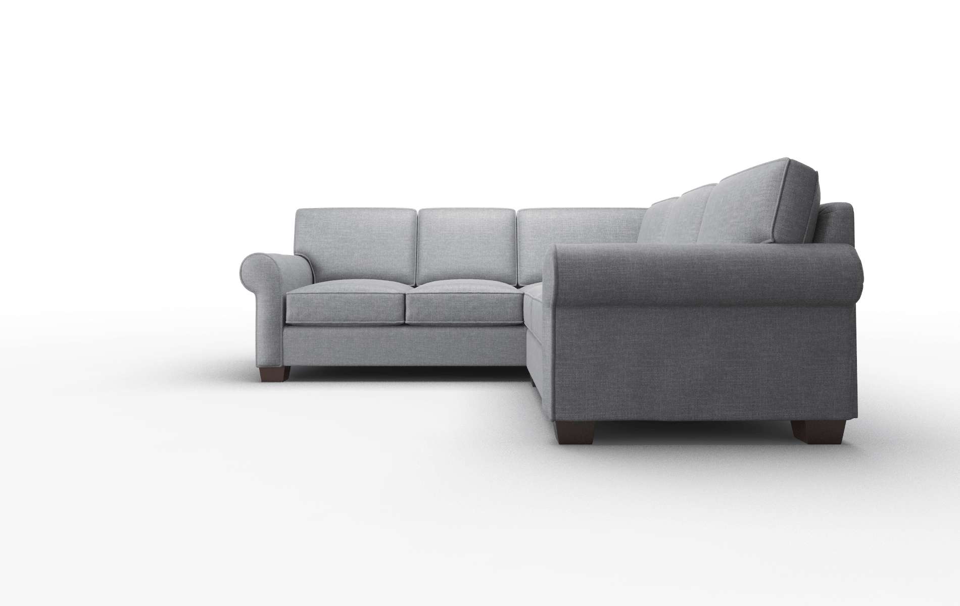 Isabel Keylargo Graphite Sectional espresso legs 5