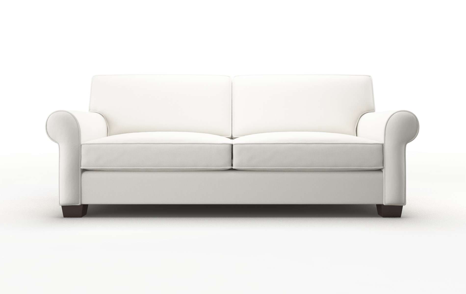 Isabel Keylargo Oatmeal Sofa espresso legs 1