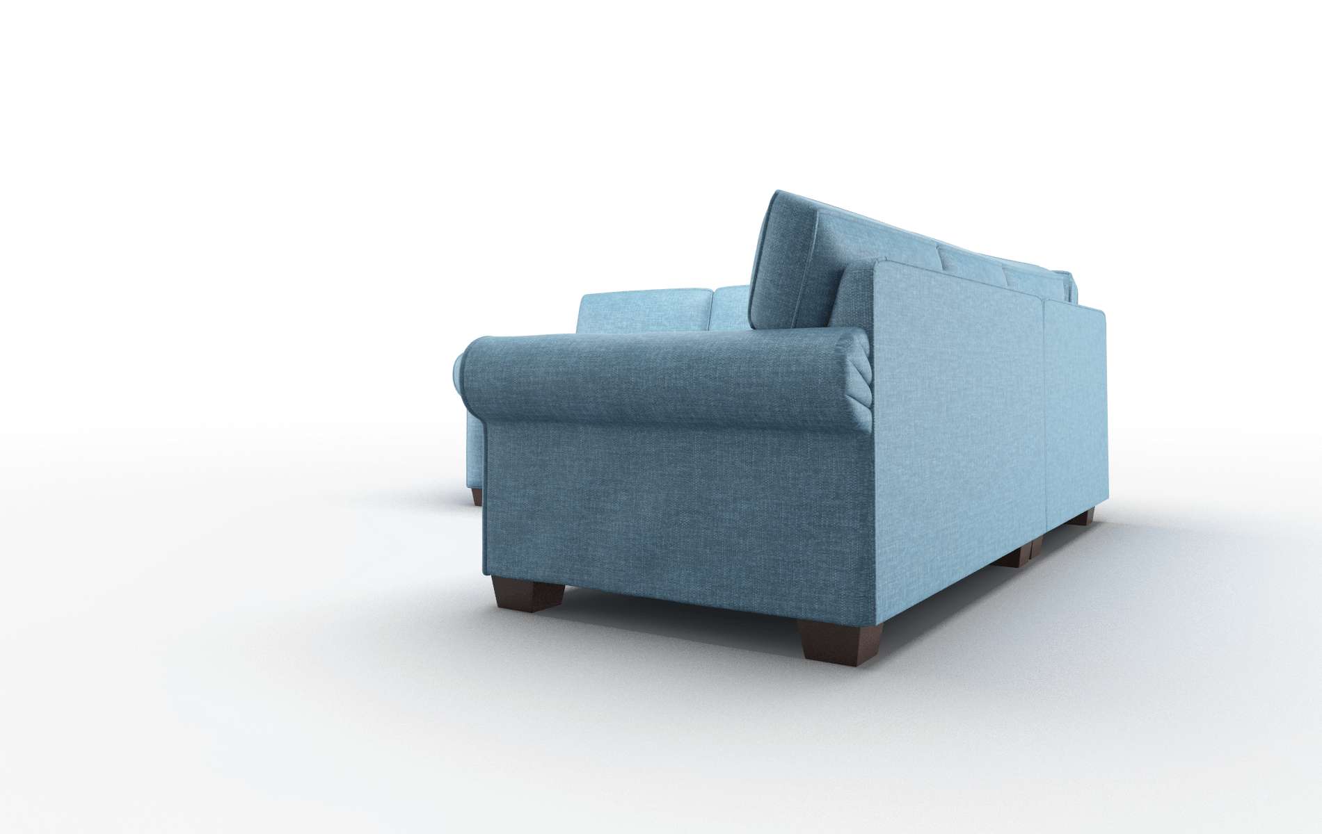 Isabel Keylargo Ocean Sectional espresso legs 4