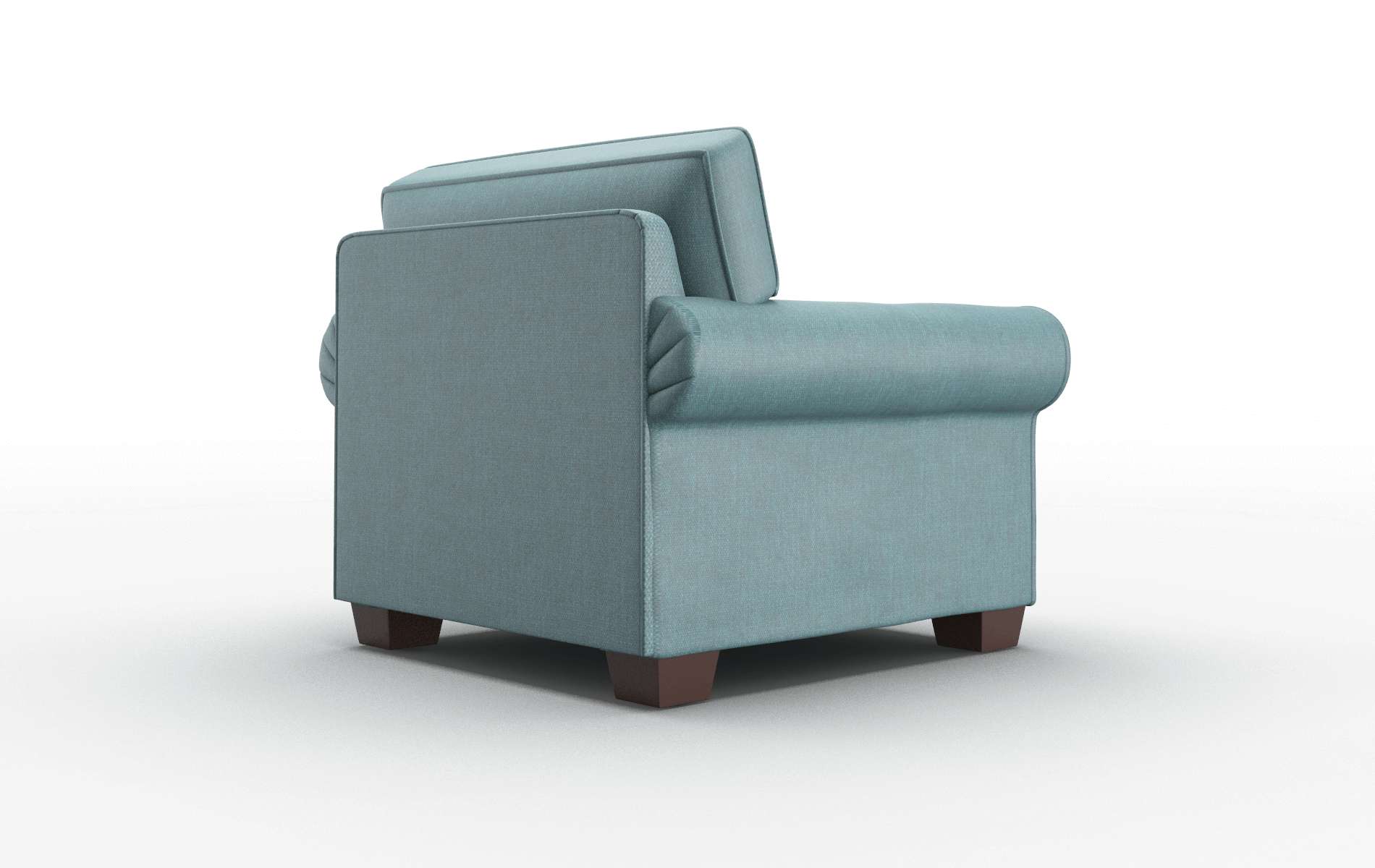 Isabel Leslie Peacock Chair espresso legs 5
