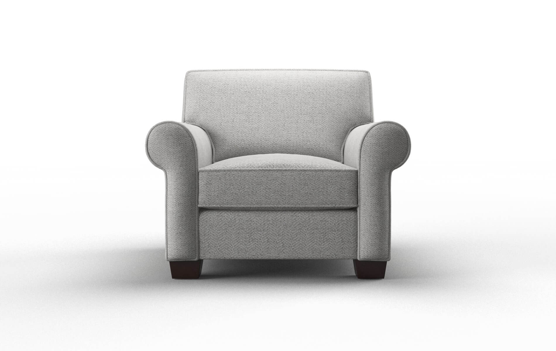 Isabel Malibu Dove Chair espresso legs 1