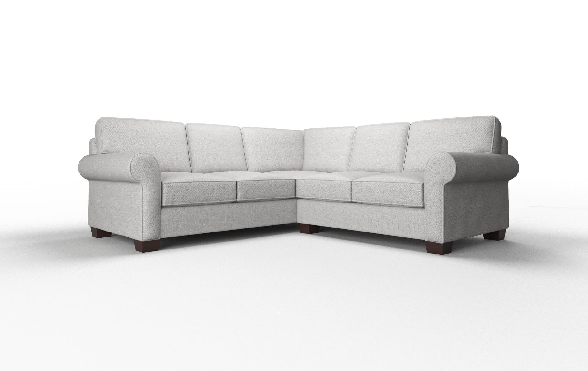 Isabel Malibu dove Sectional Espresso Legs  1