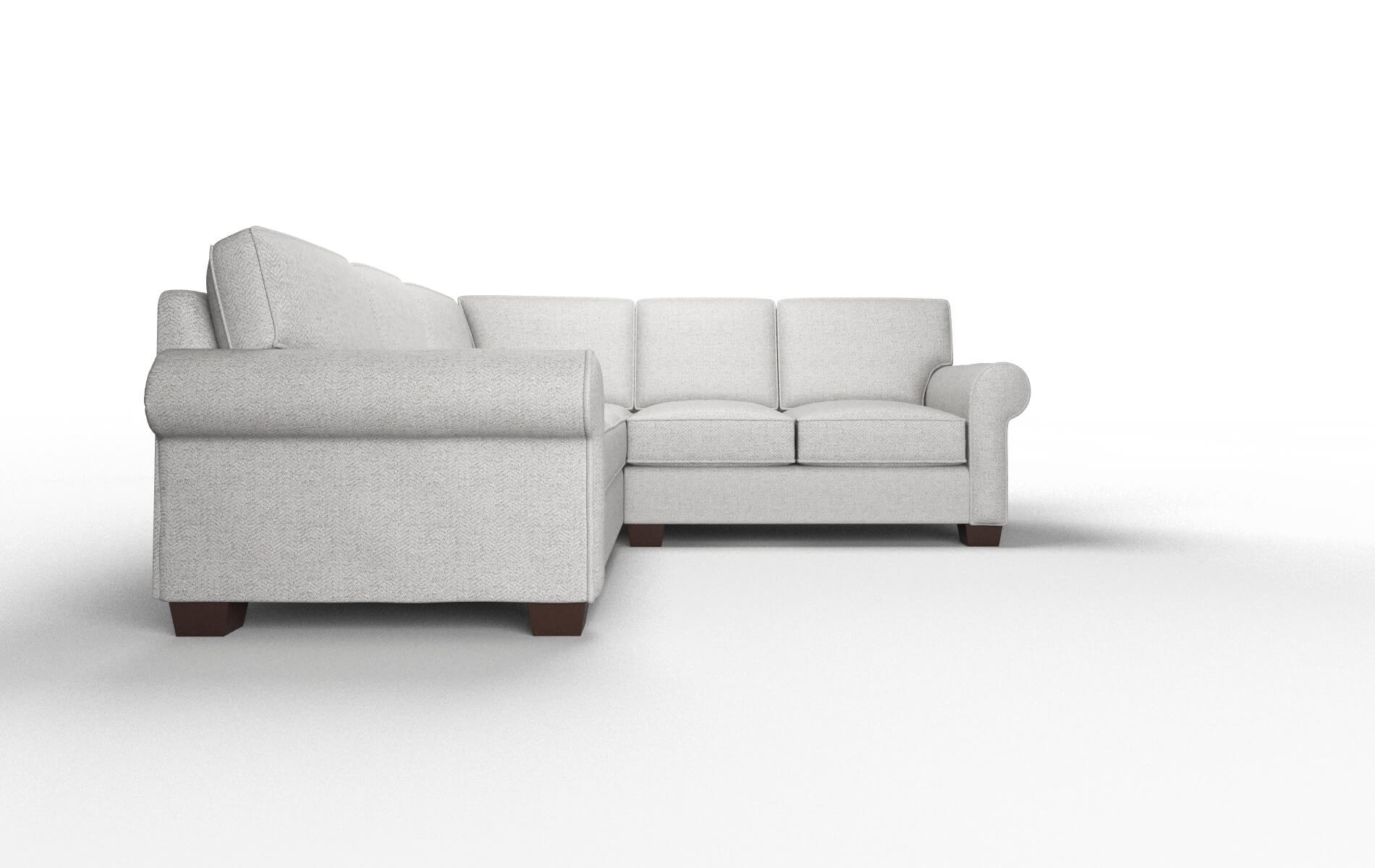 Isabel Malibu Dove Sectional espresso legs 2