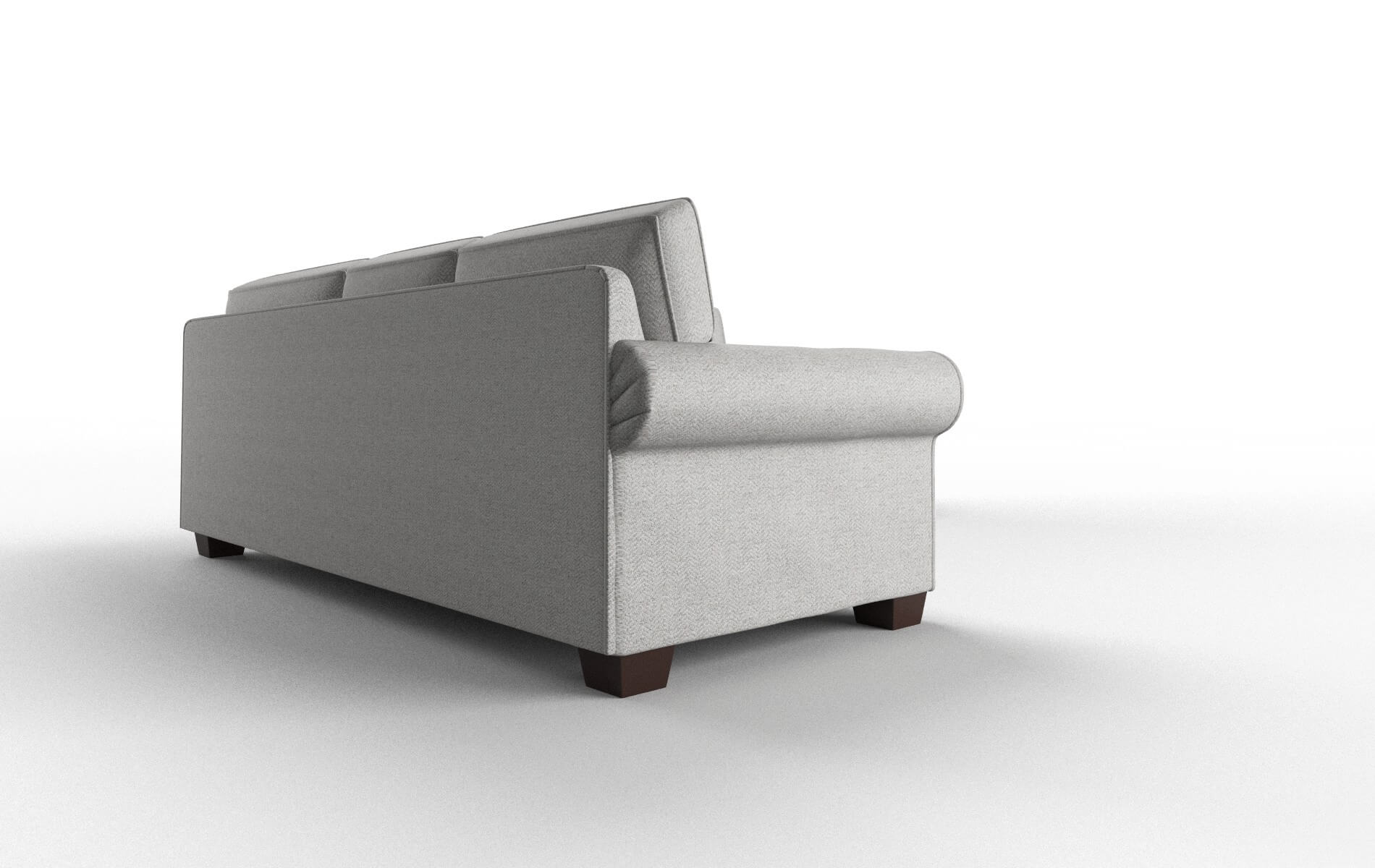 Isabel Malibu Dove Sectional espresso legs 3