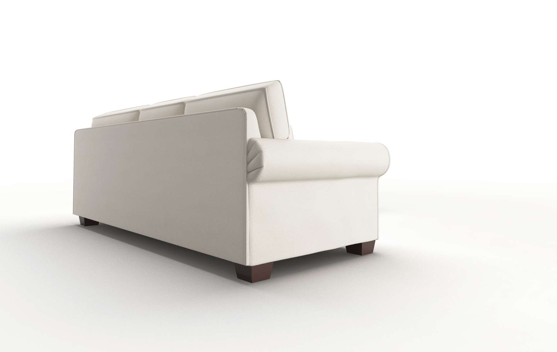 Isabel Malibu Linen Sectional espresso legs 3