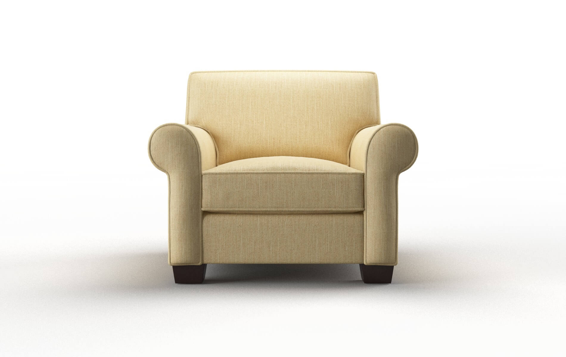 Isabel Malibu Maize Chair espresso legs 1