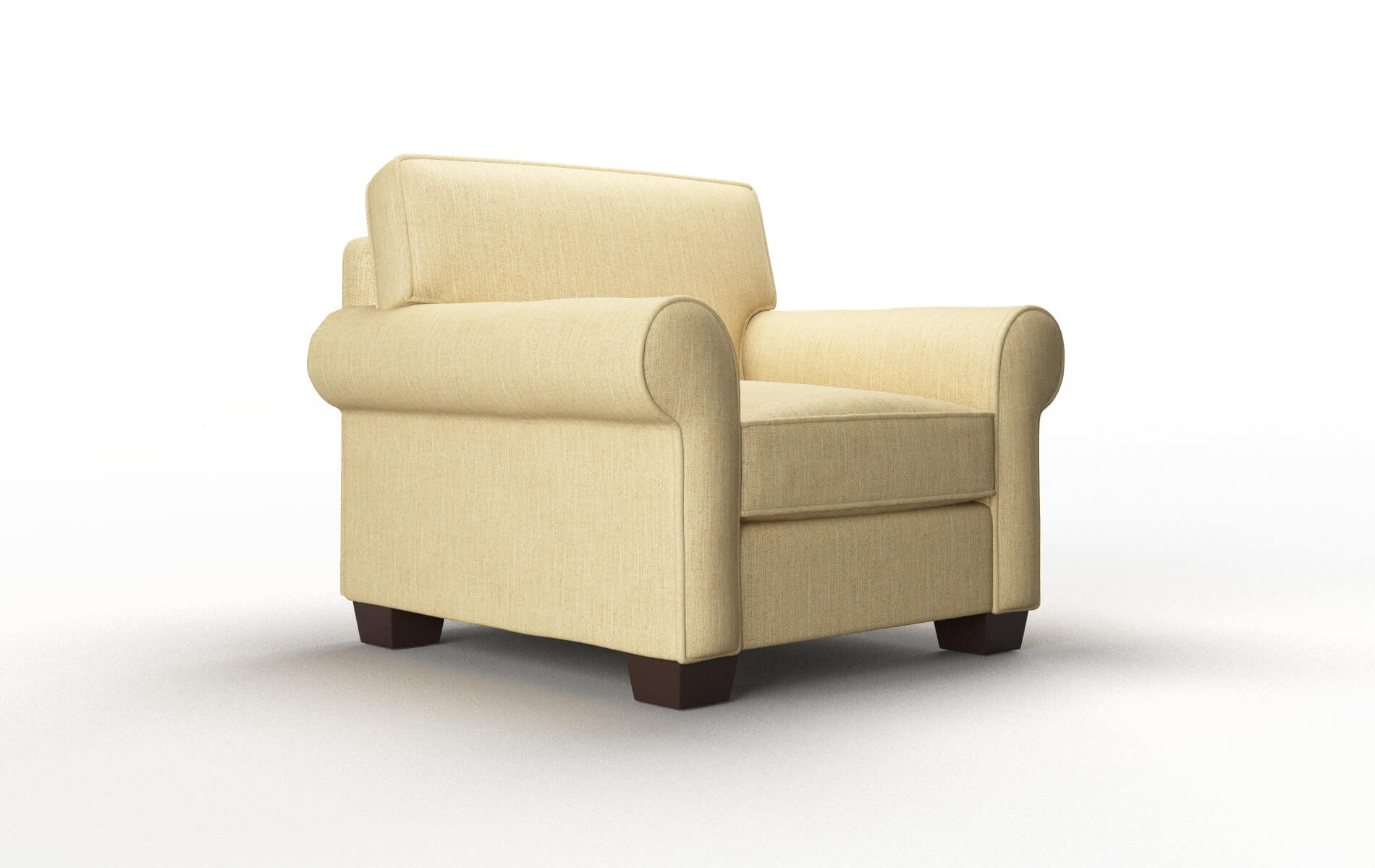 Isabel Malibu Maize Chair espresso legs 2