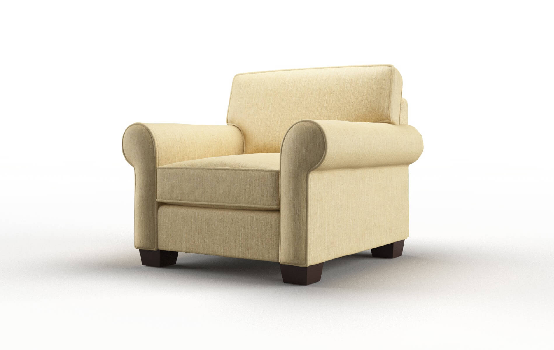 Isabel Malibu Maize Chair espresso legs 4