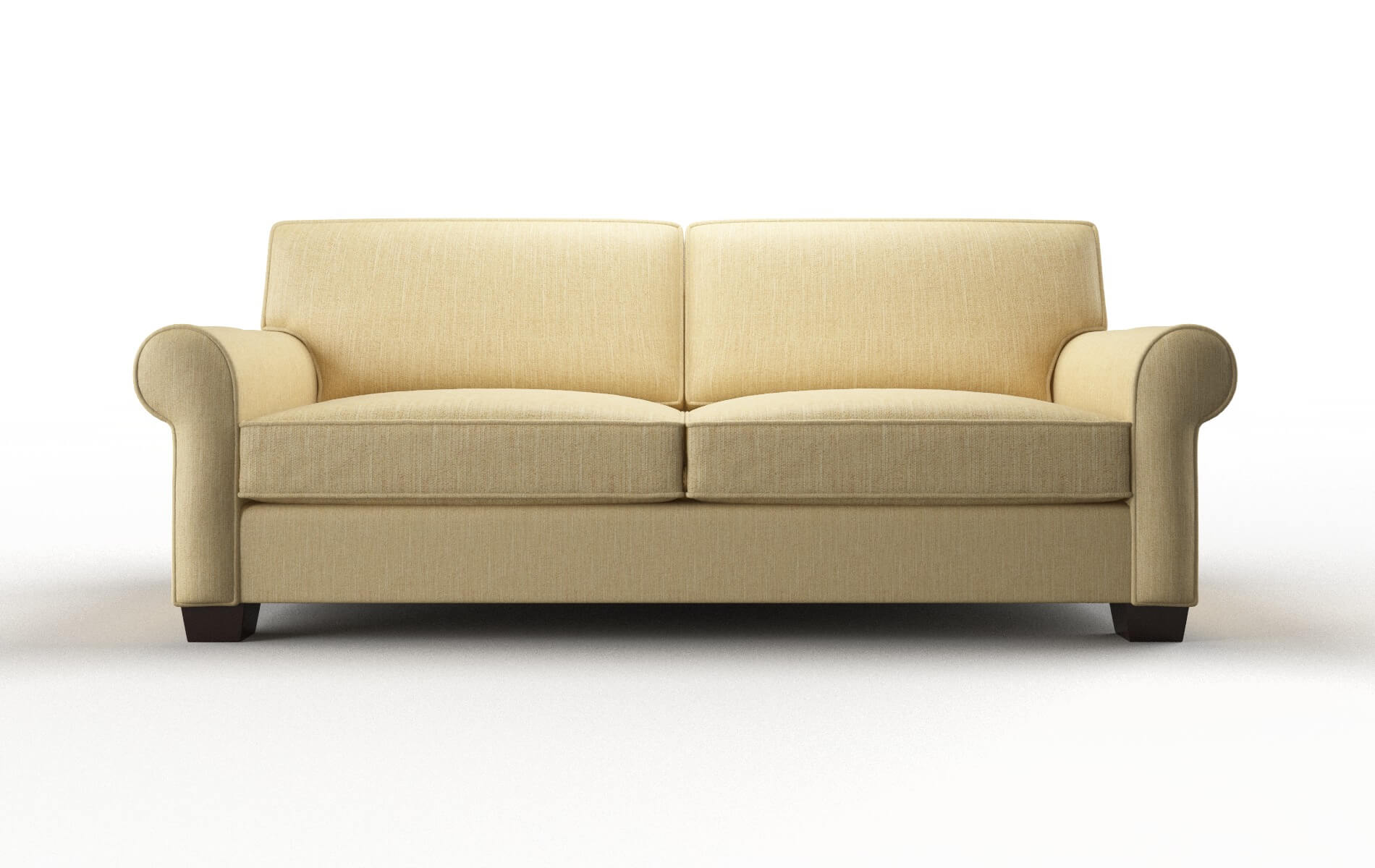 Isabel Malibu maize Sofa Espresso Legs  1