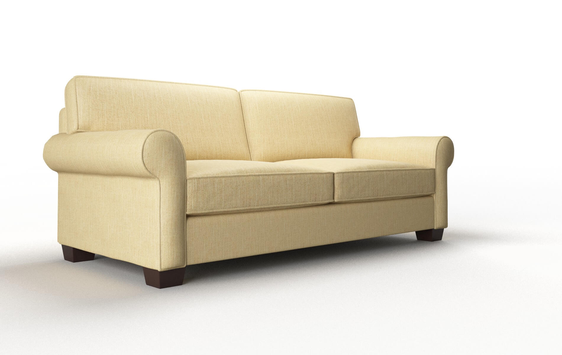 Isabel Malibu Maize Sofa espresso legs 2