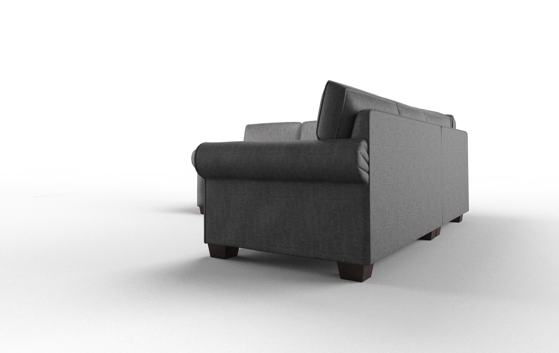 Isabel Marcy Baltic Sectional espresso legs 4
