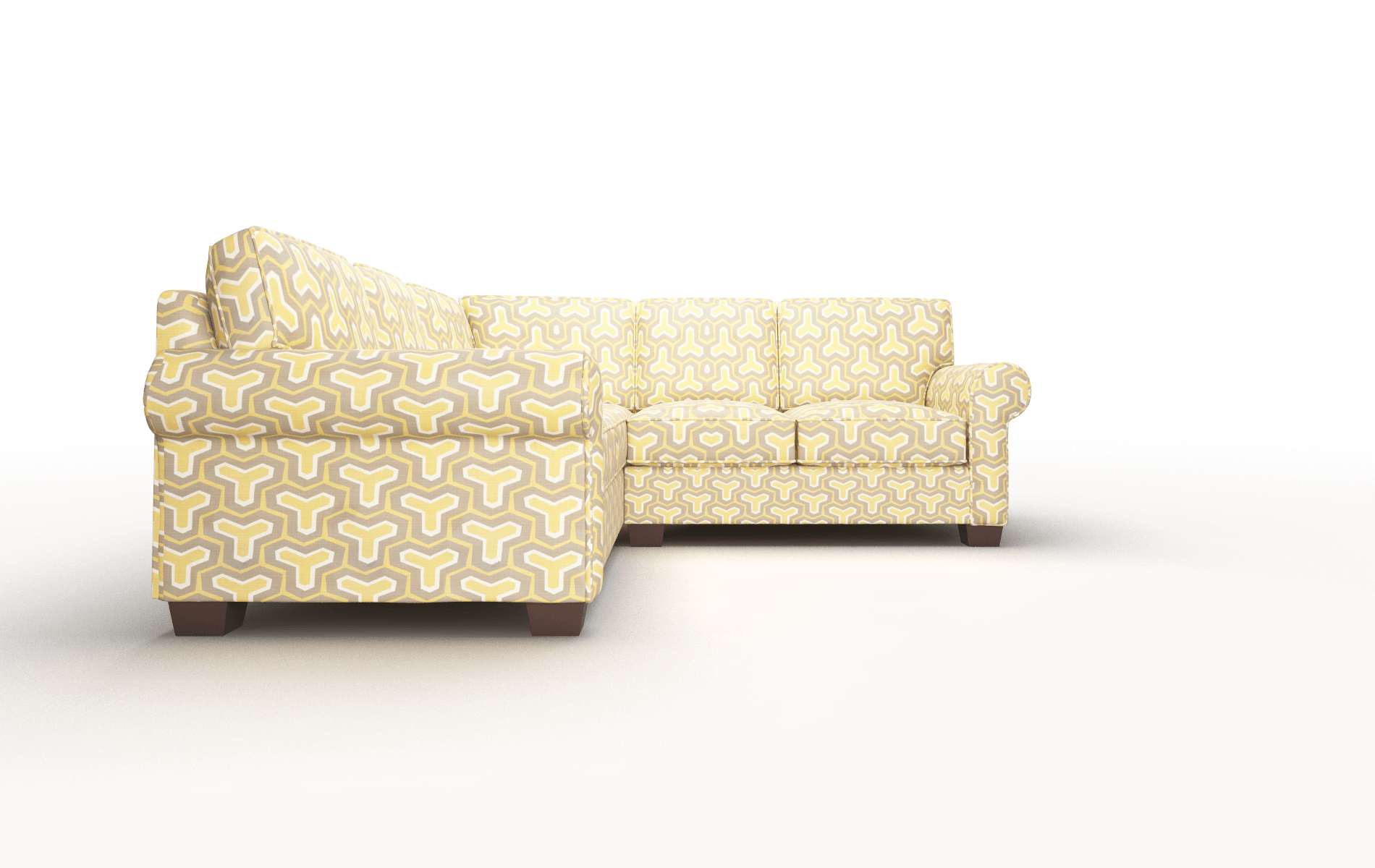 Isabel Merci Dijon Sectional espresso legs 2