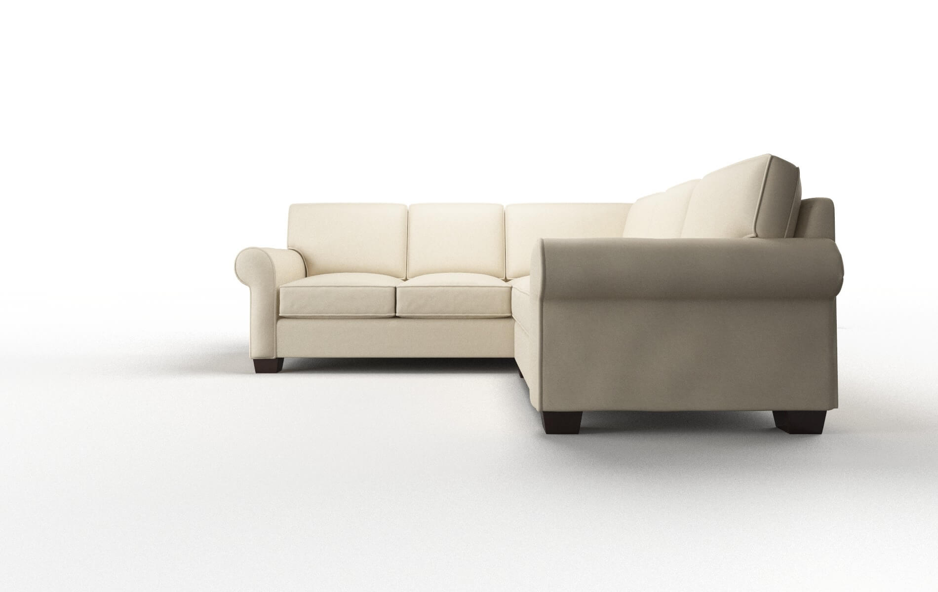 Isabel Noble Buckwheat Sectional espresso legs 5