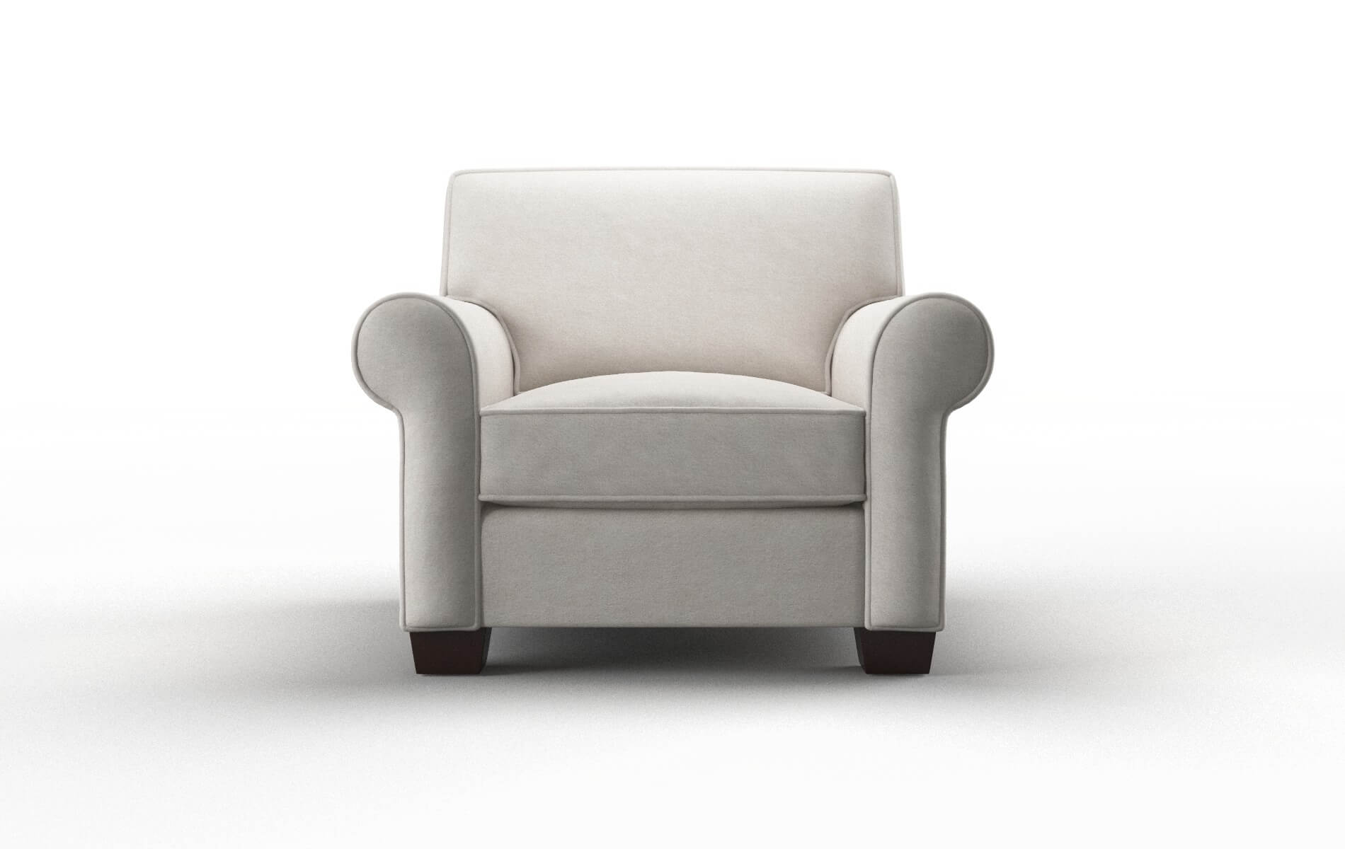 Isabel Noble grey Chair Espresso Legs  1