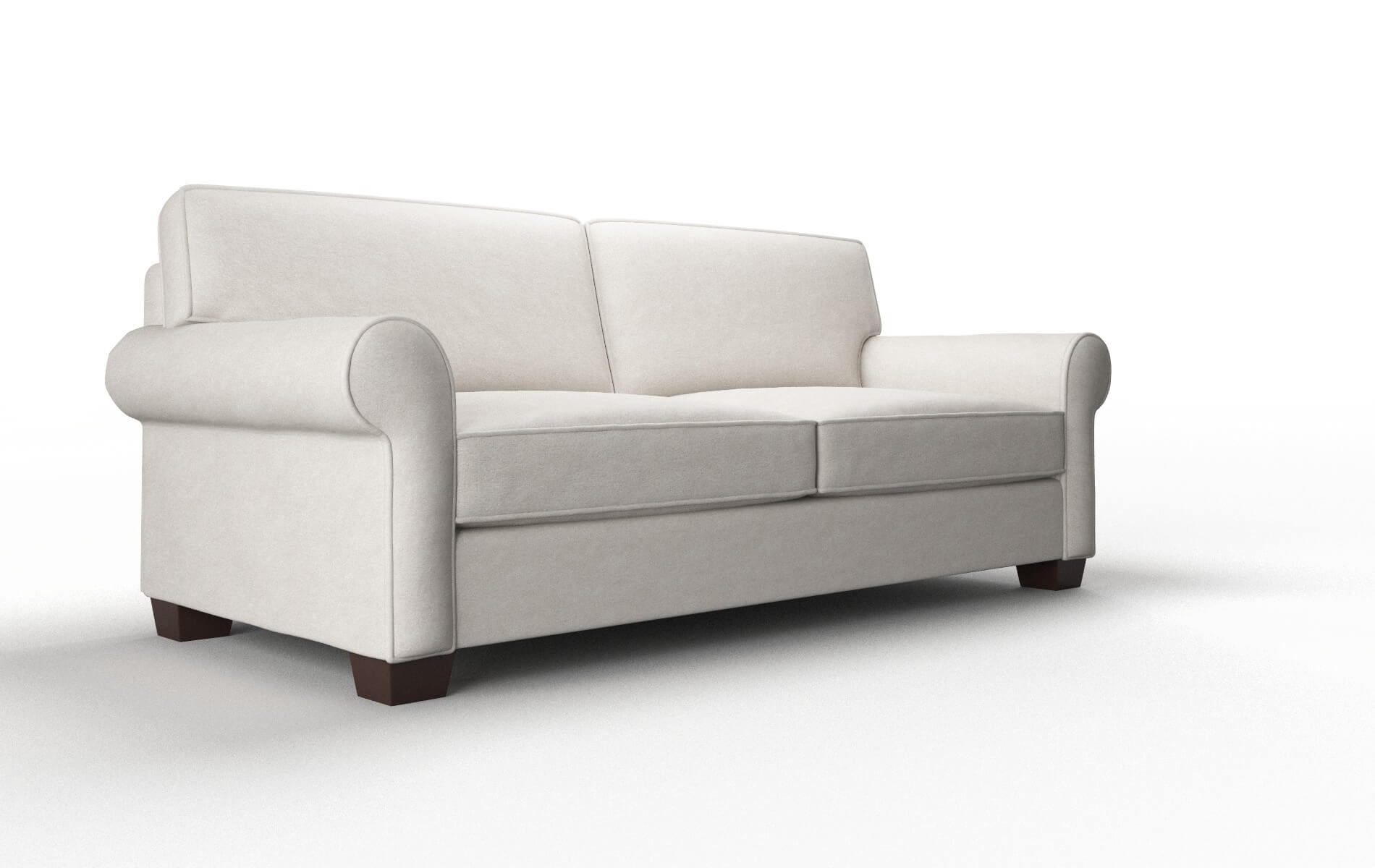 Isabel Noble Grey Sofa espresso legs 2
