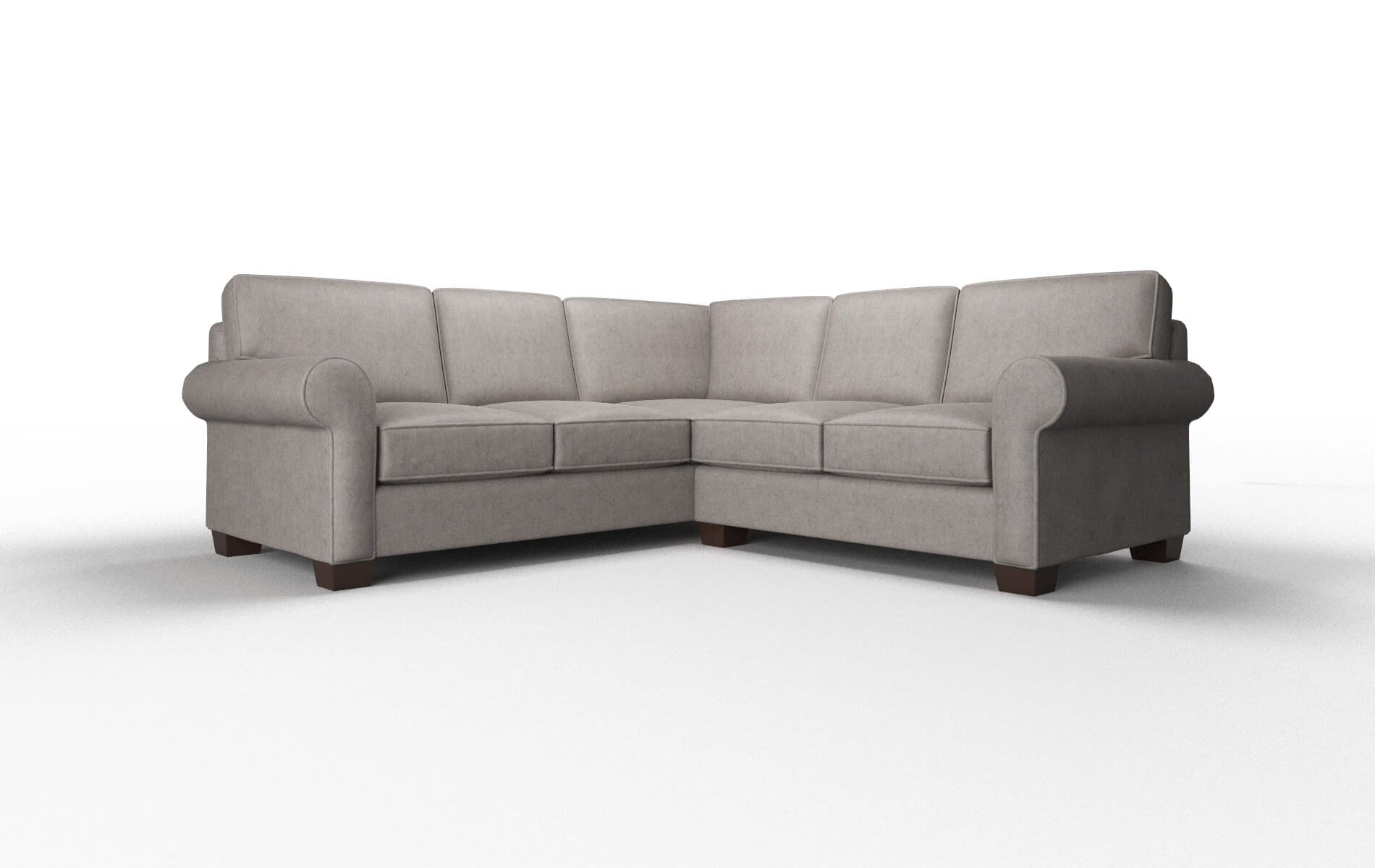 Isabel Noble Otter Sectional espresso legs 1