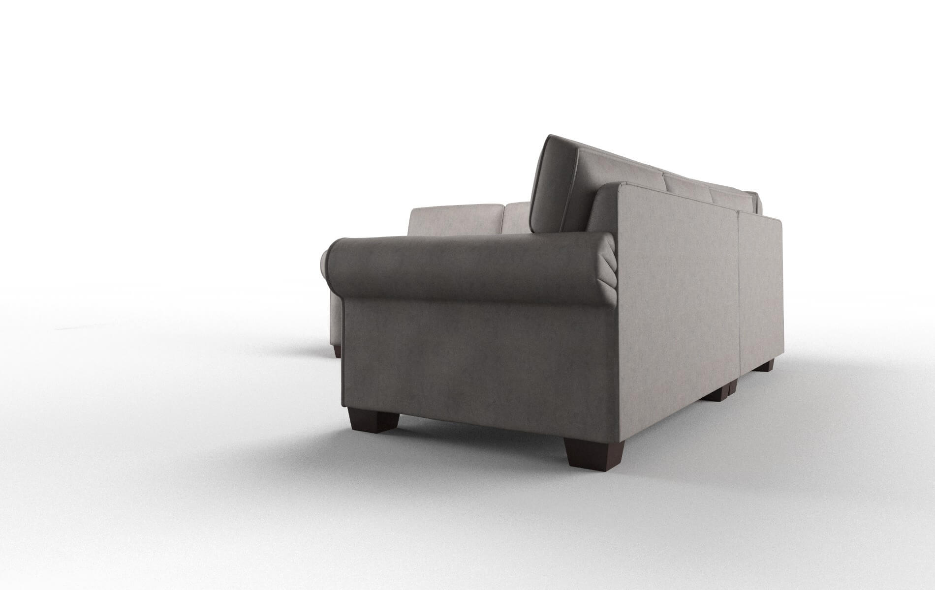 Isabel Noble Otter Sectional espresso legs 4