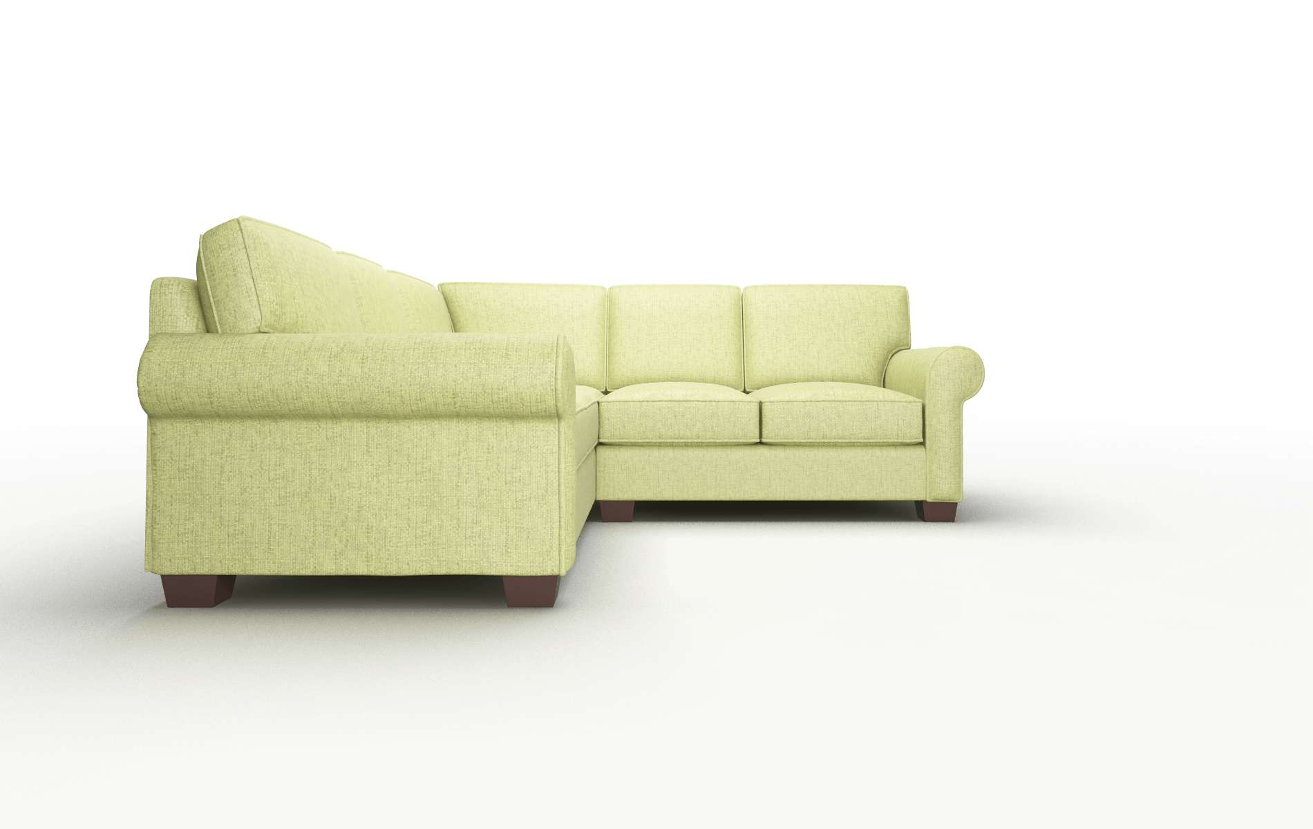 Isabel Notion Appletini Sectional espresso legs 2