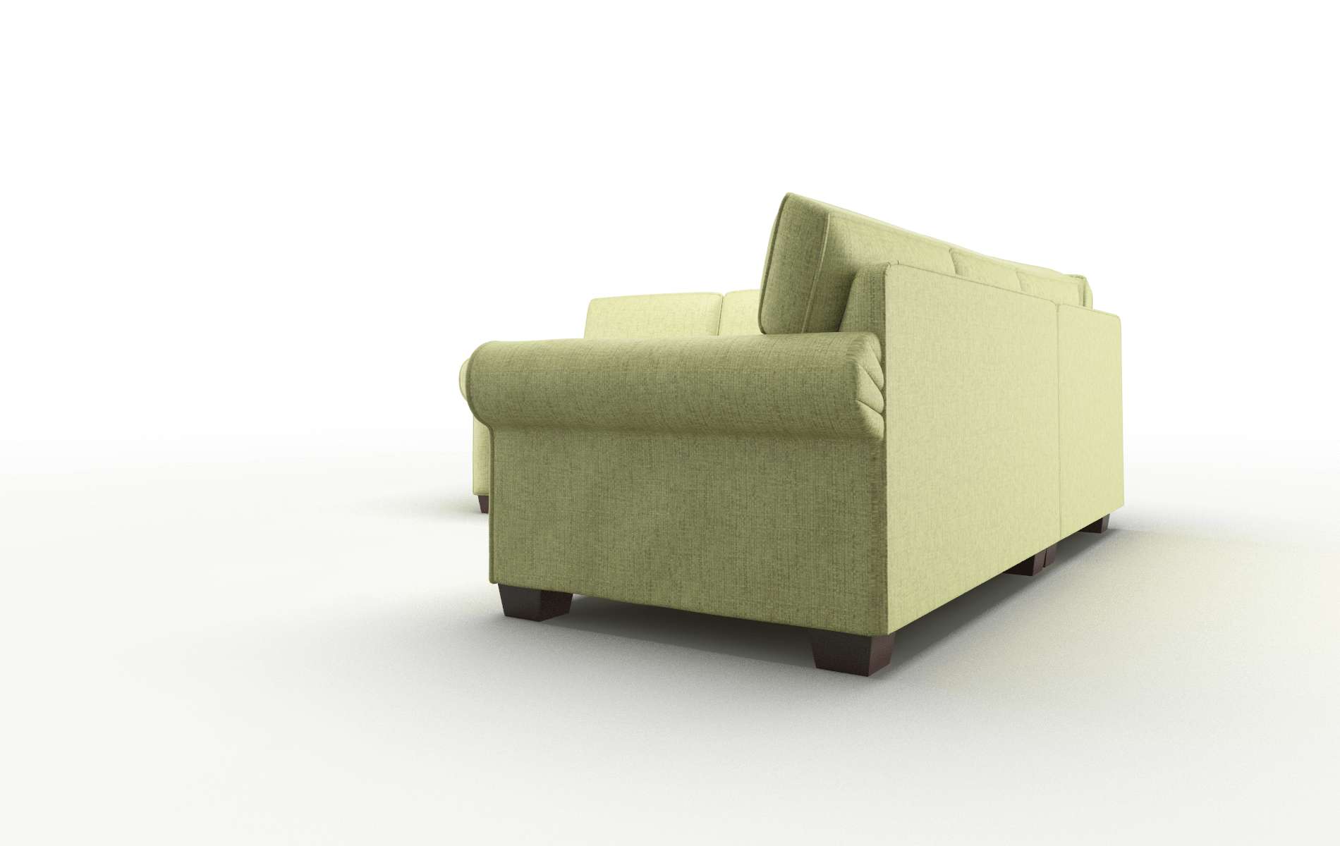 Isabel Notion Appletini Sectional espresso legs 4