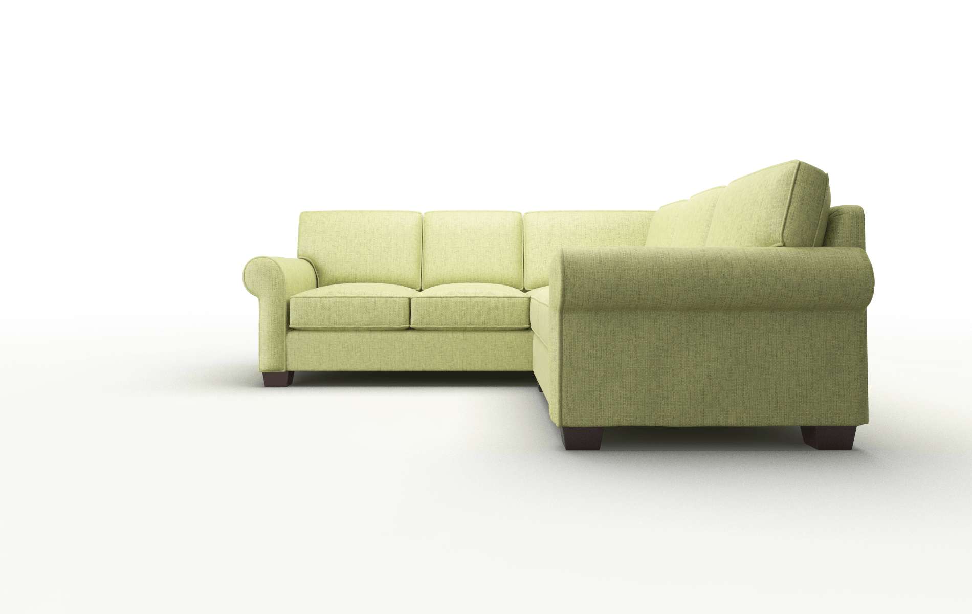 Isabel Notion Appletini Sectional espresso legs 5