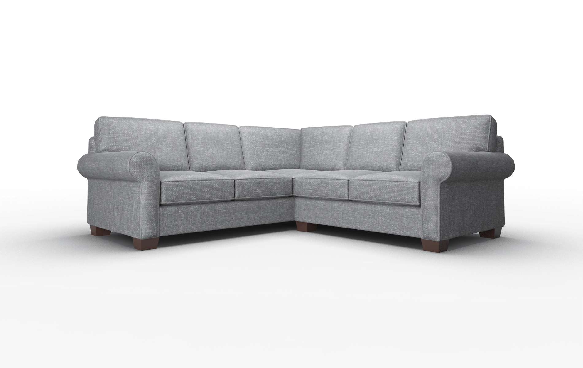 Isabel Notion Graphite Sectional espresso legs 1