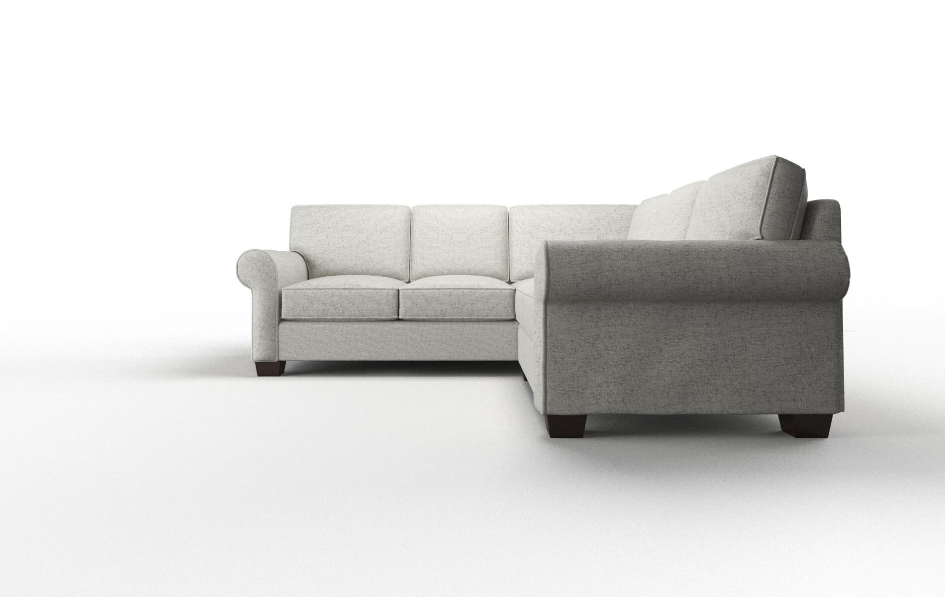 Isabel Oceanside Granite Sectional espresso legs 5