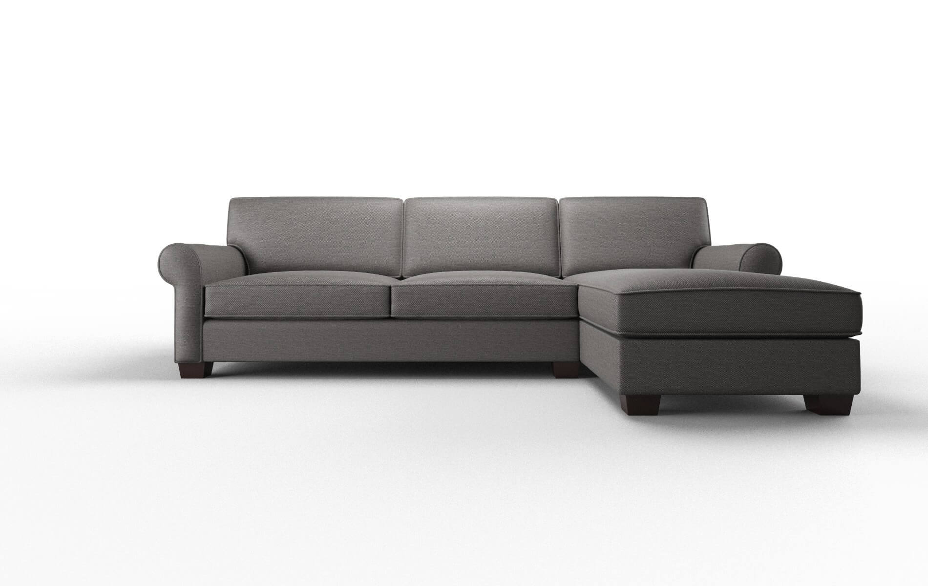 Isabel Oscar Charcoal Panel espresso legs 1