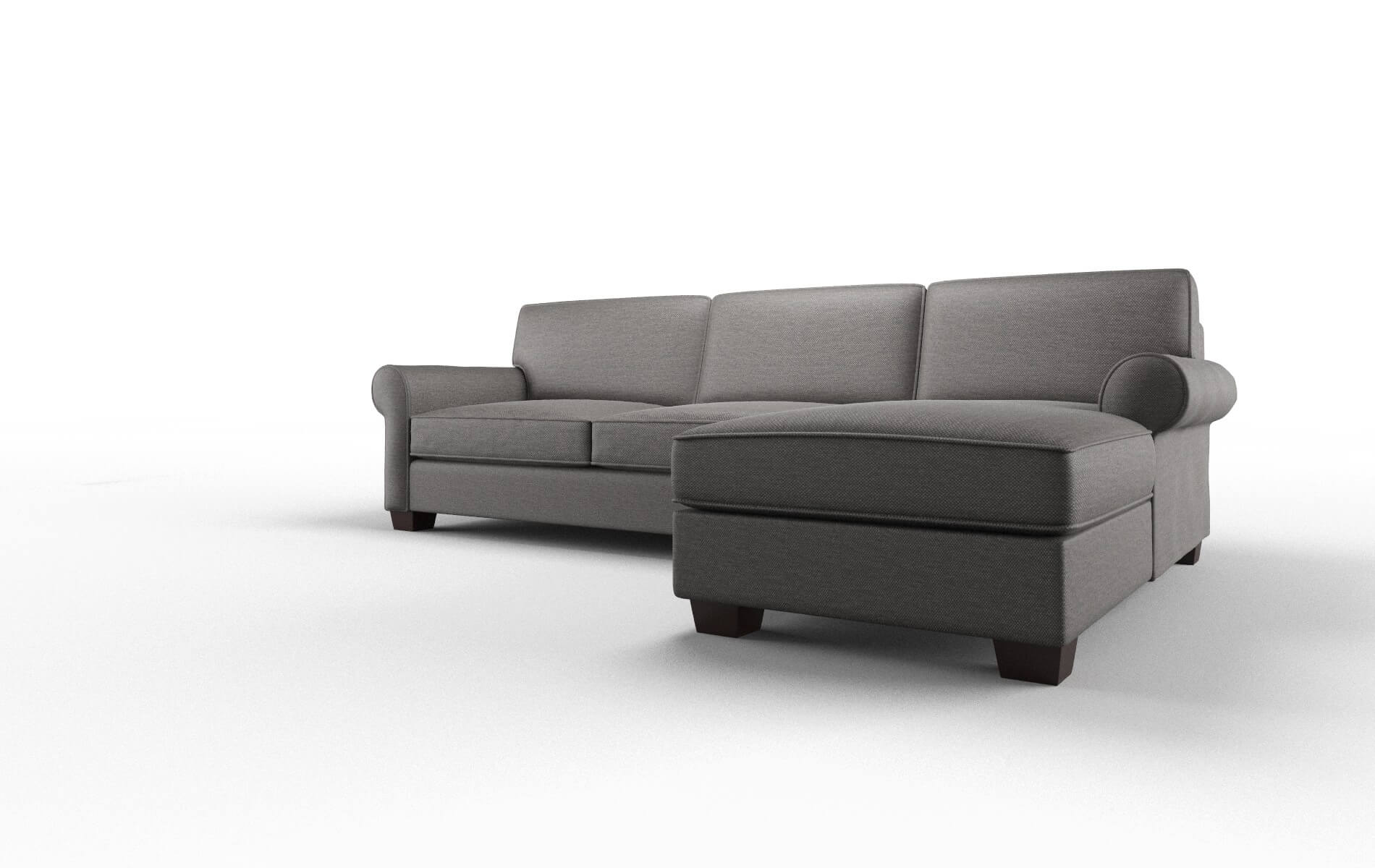 Isabel Oscar Charcoal Panel espresso legs 4