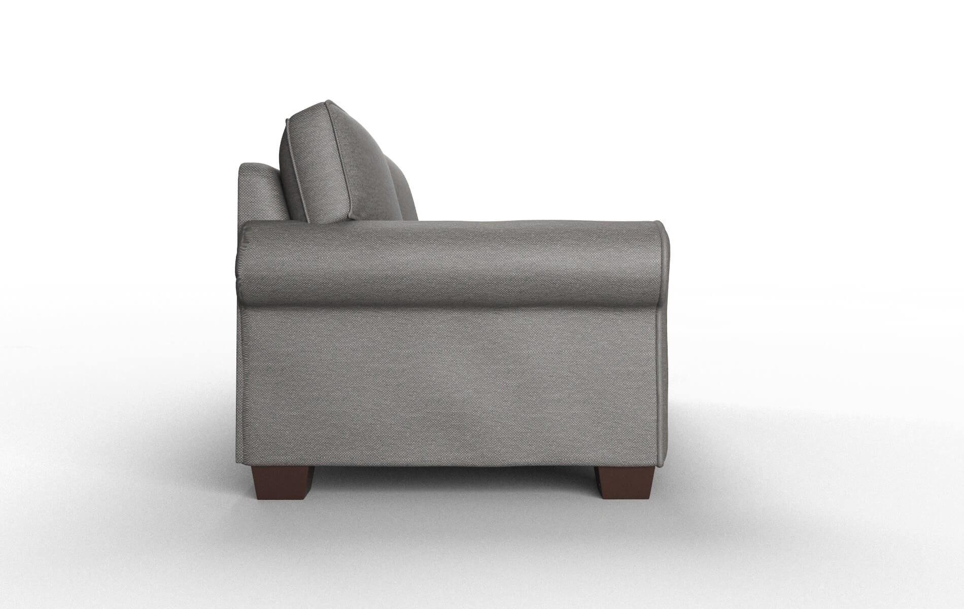 Isabel Oscar Grey Sofa espresso legs 3